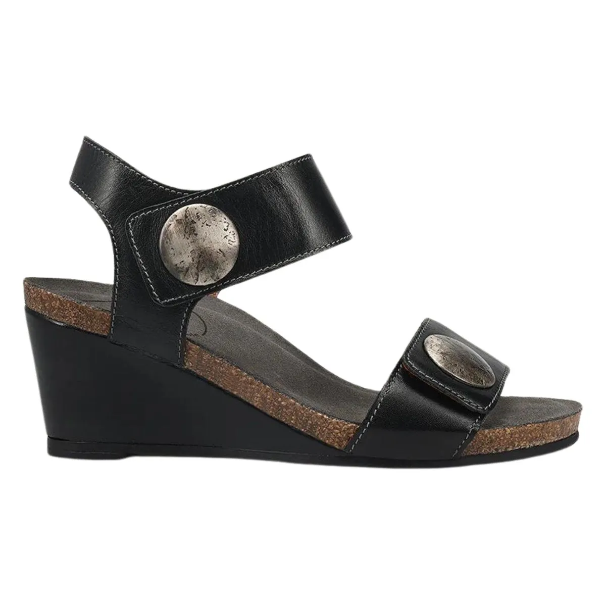 Taos Women's Carousel 3 Black Leather Calfskin Upper