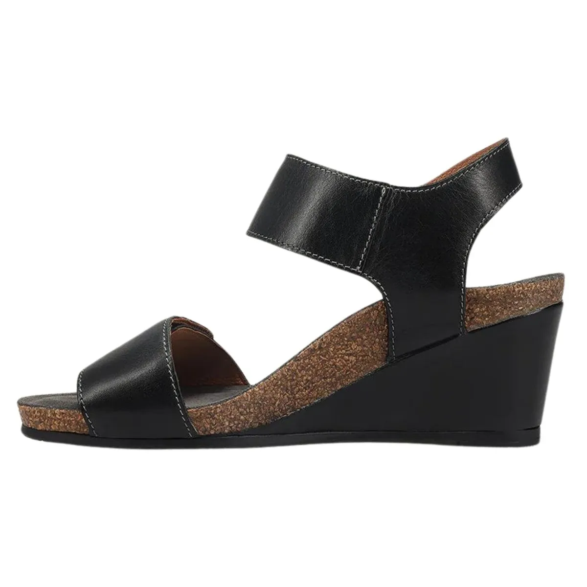 Taos Women's Carousel 3 Black Leather True Edge Non Shade