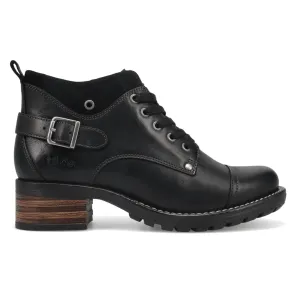 Taos Women's Mini Crave Black Leather Wood Path