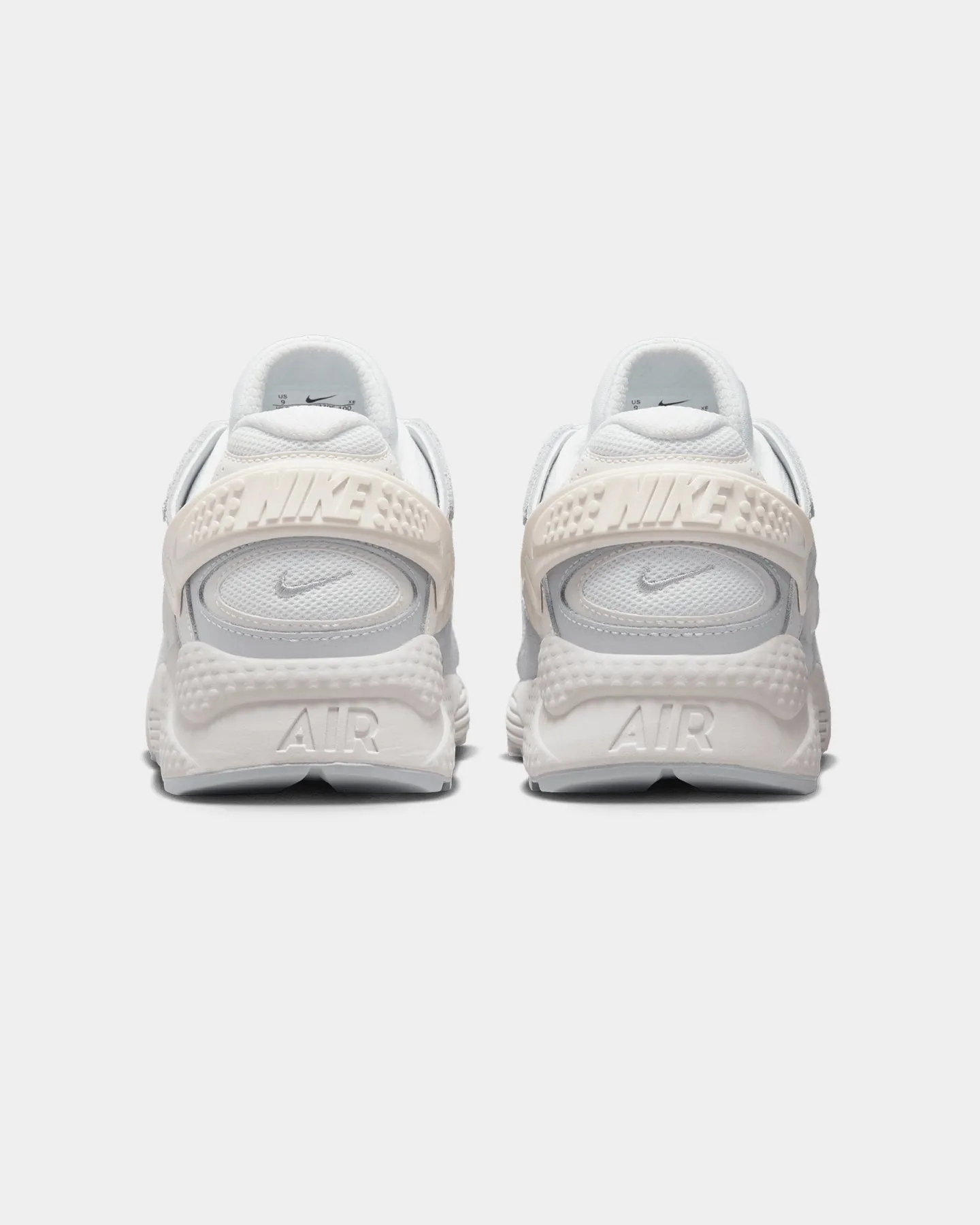 Global Cool Lace Up Nike Air Huarache Runner "Pure Platinum" Summit White/Metallic Silver