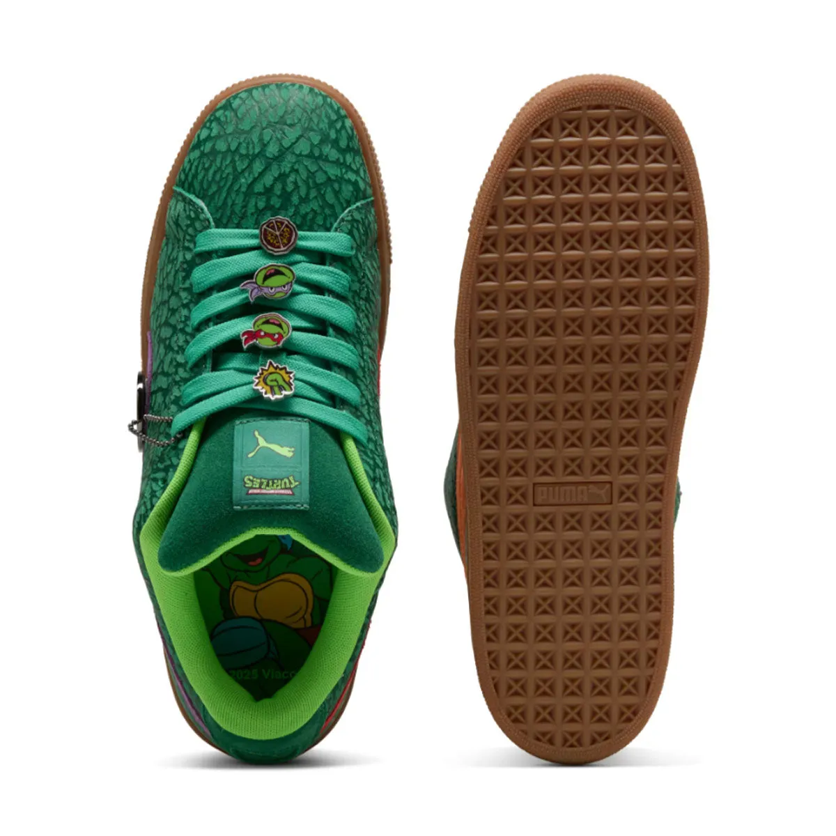   Teenage Mutant Ninja Turtles Suede XL 'Vine Gum' Bright Gold Chic Fit