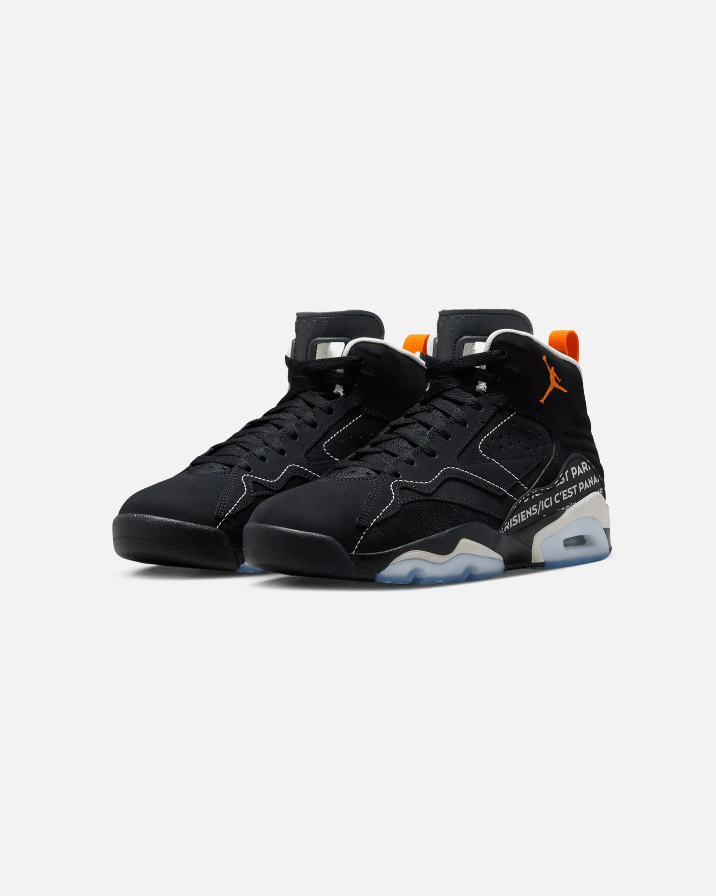 Breathable Rock Path Jordan X Paris Saint-Germain Jumpman 3-Peat Black/Magma Orange