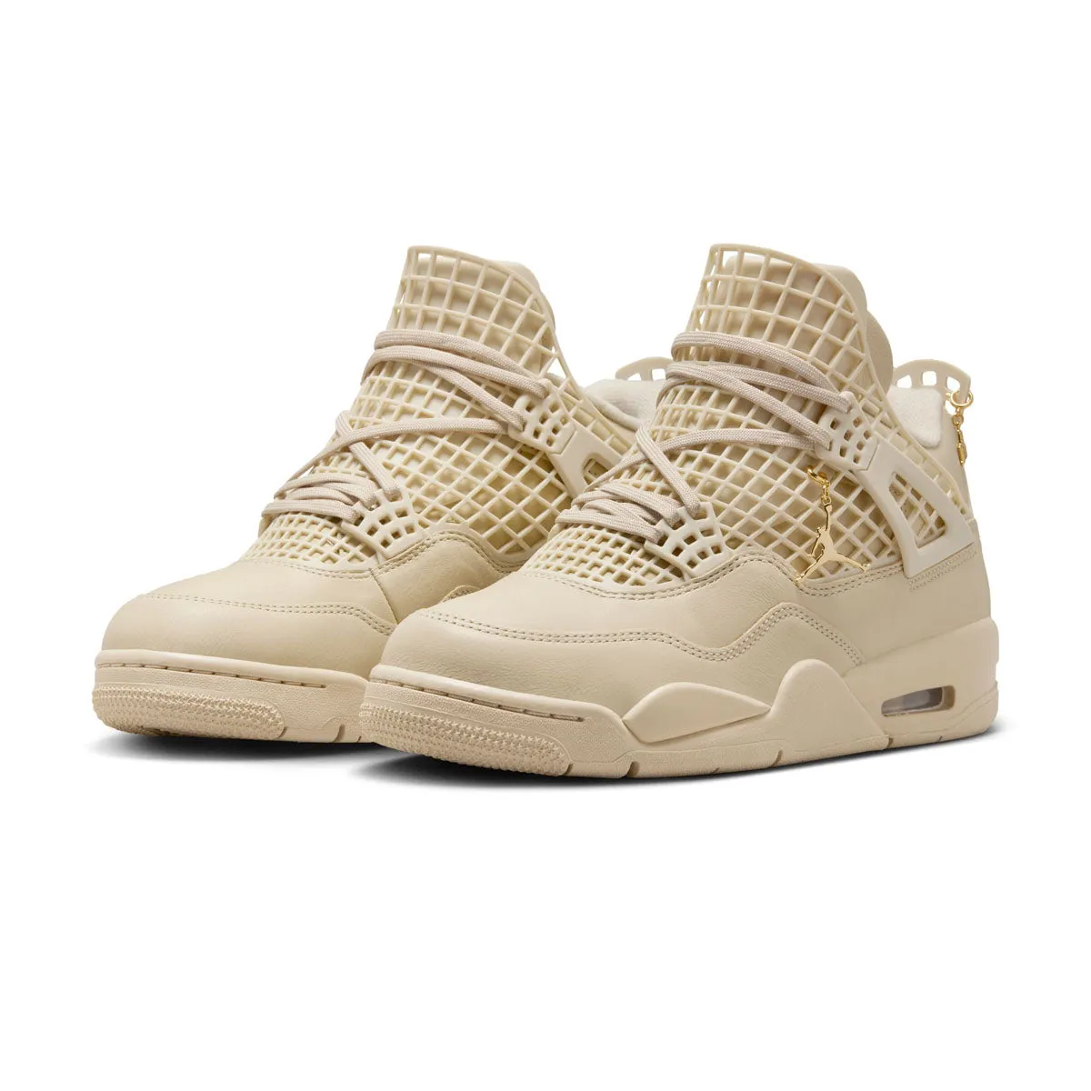 Mono Style Wmns Air Jordan 4 Net 'Rattan'