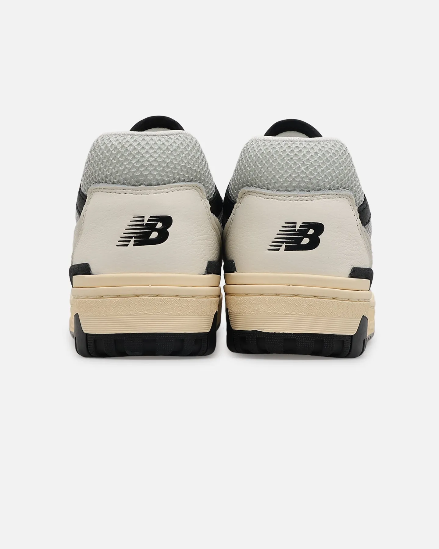 New Balance 550 "Sea Salt" White/Black Teen Fun Comfort Heel