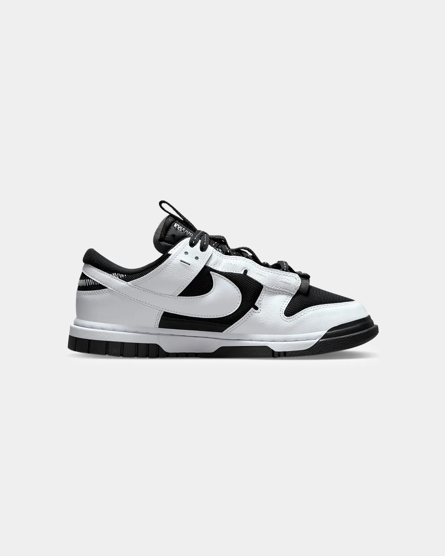 Memory Foam Kick Power Nike Air Dunk Jumbo "Reverse Panda" Black/White