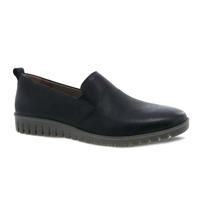 Womens Dansko Linley in Black Foot Journey