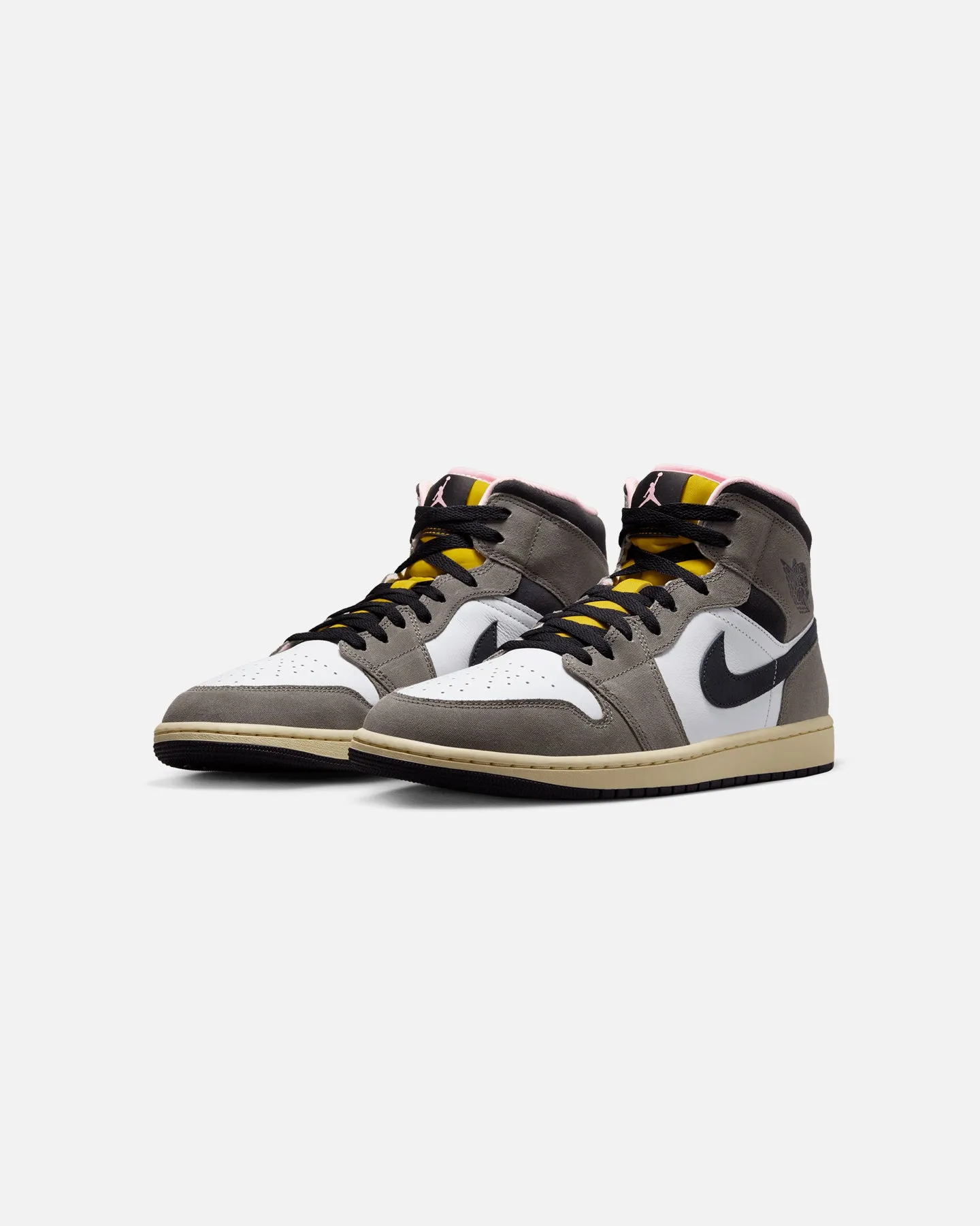 Action Ready Jordan Air Jordan 1 Mid SE "Cave Stone" White/Grey