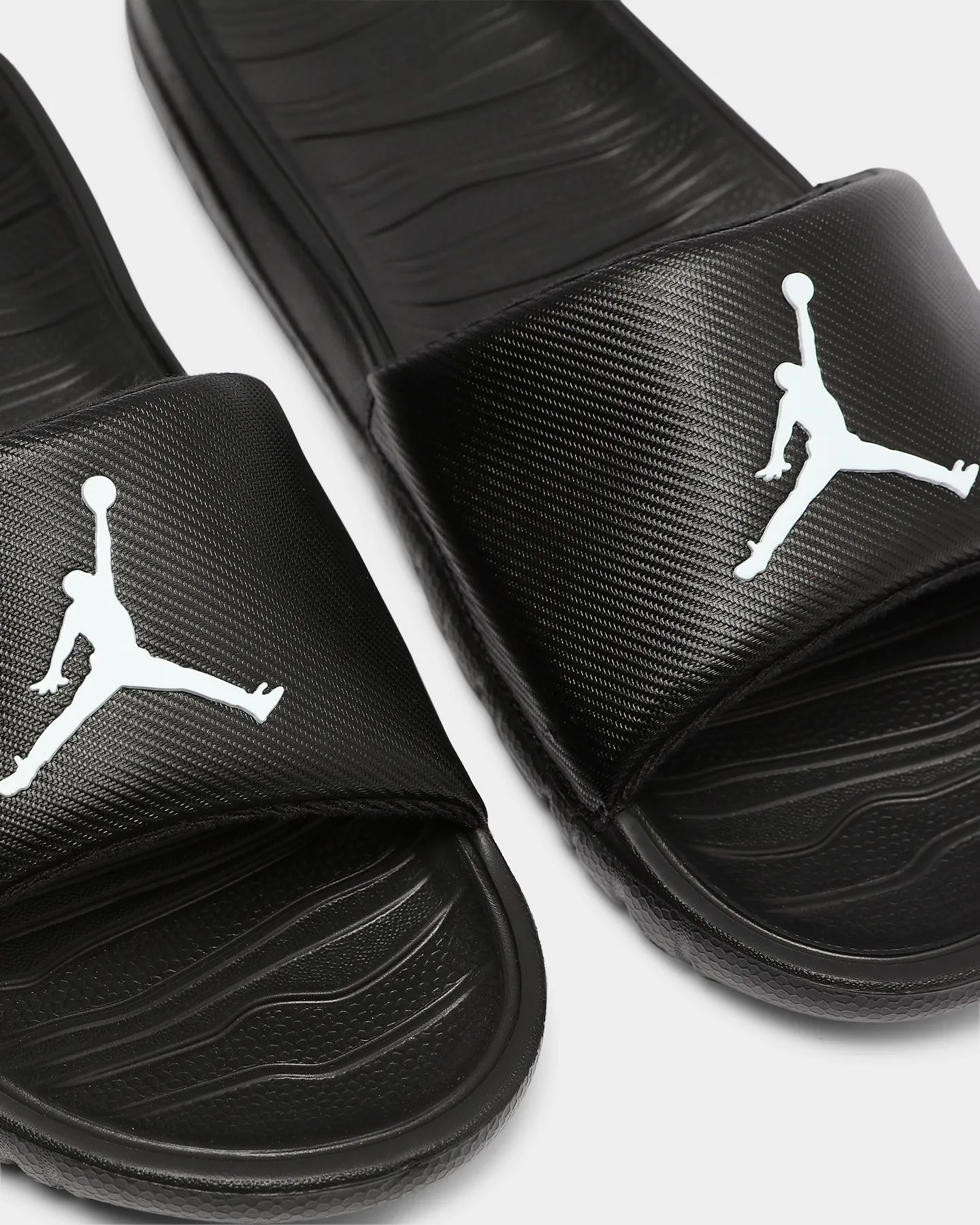 All Comfort Jordan Break Slides Black/White