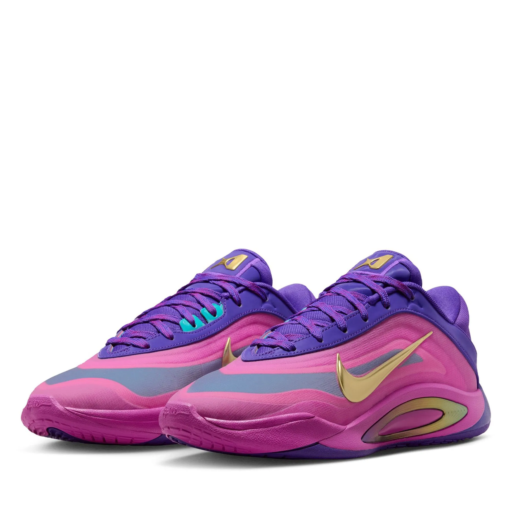 Women's Nike A'One - Fierce Purple/Metallic Gold Road Style Fresh Airflow