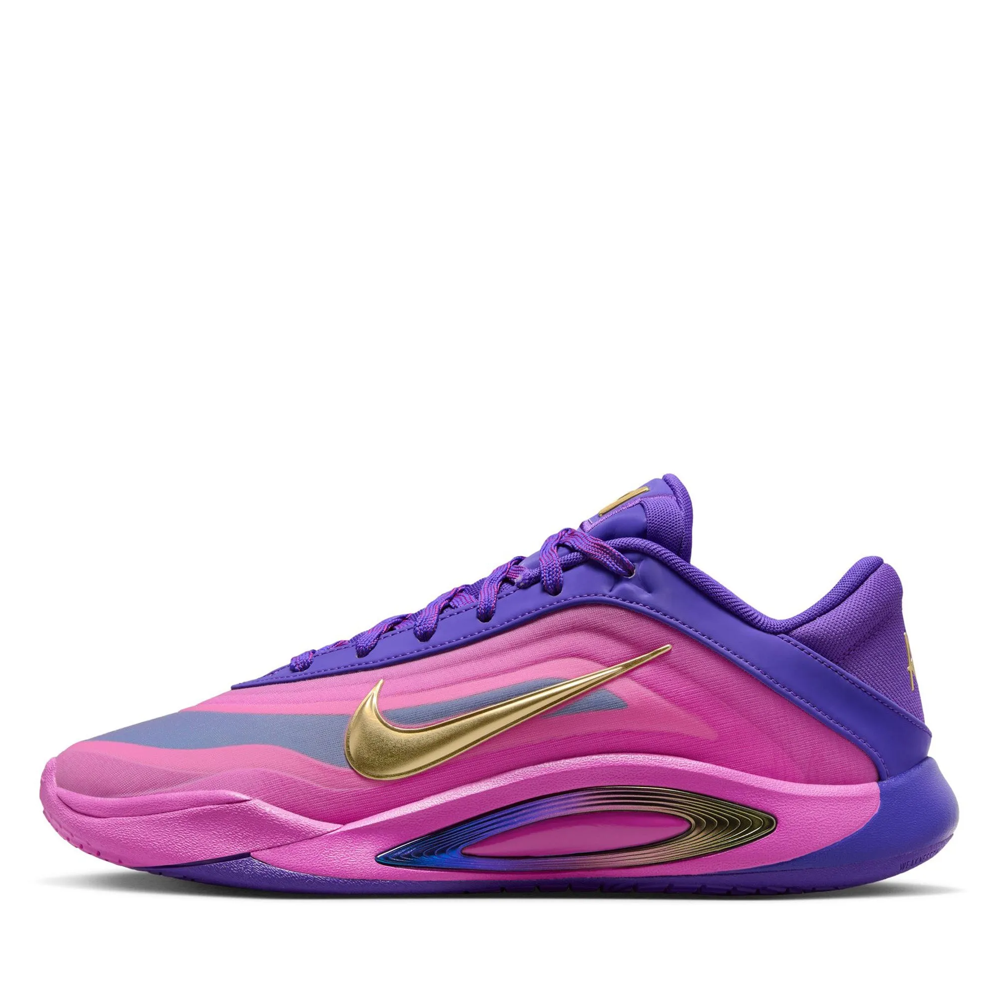 Ultra Light Foam Casual Athletic Women's Nike A'One - Fierce Purple/Metallic Gold