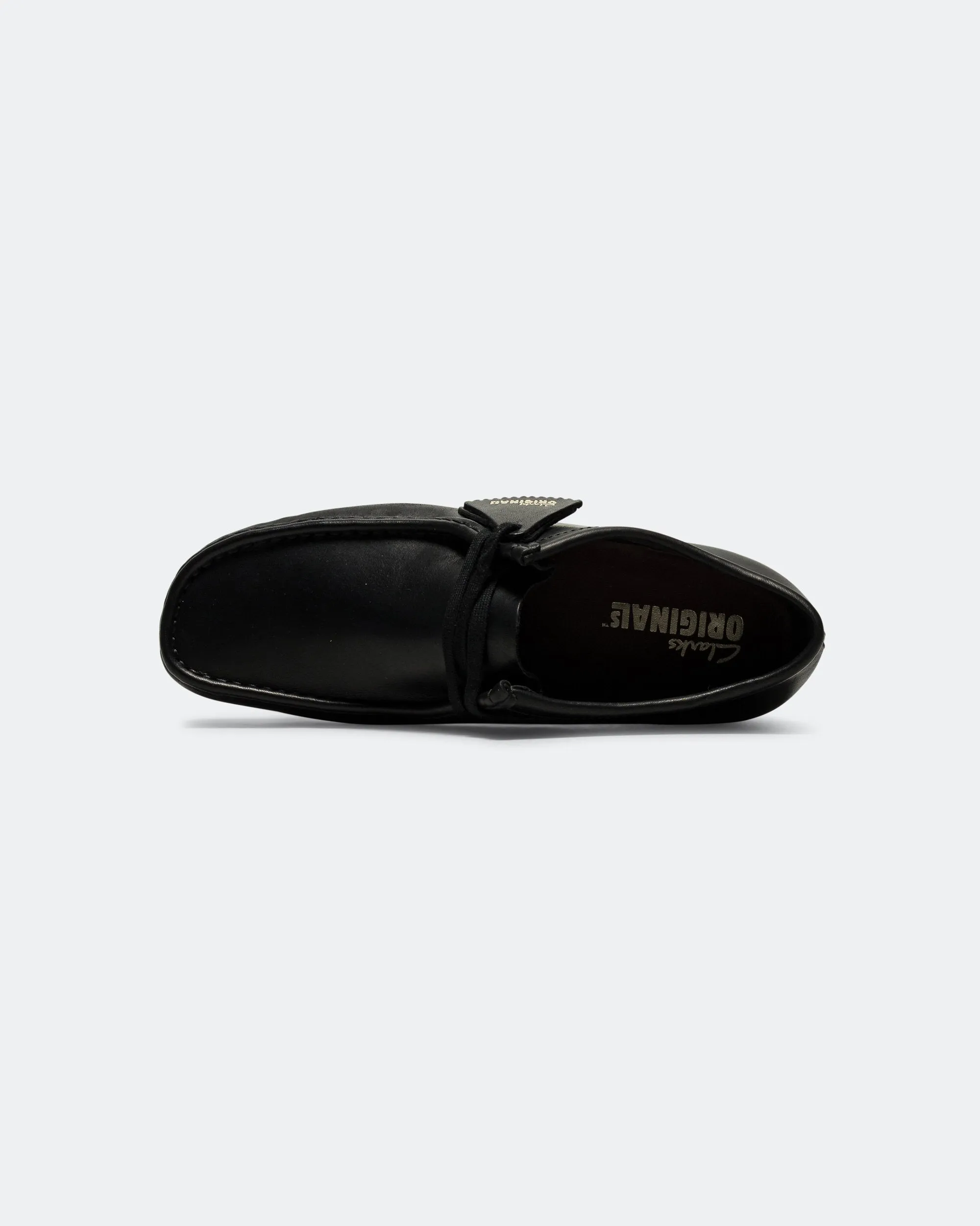 Wallabee - Black Leather Responsive Lace Comfort