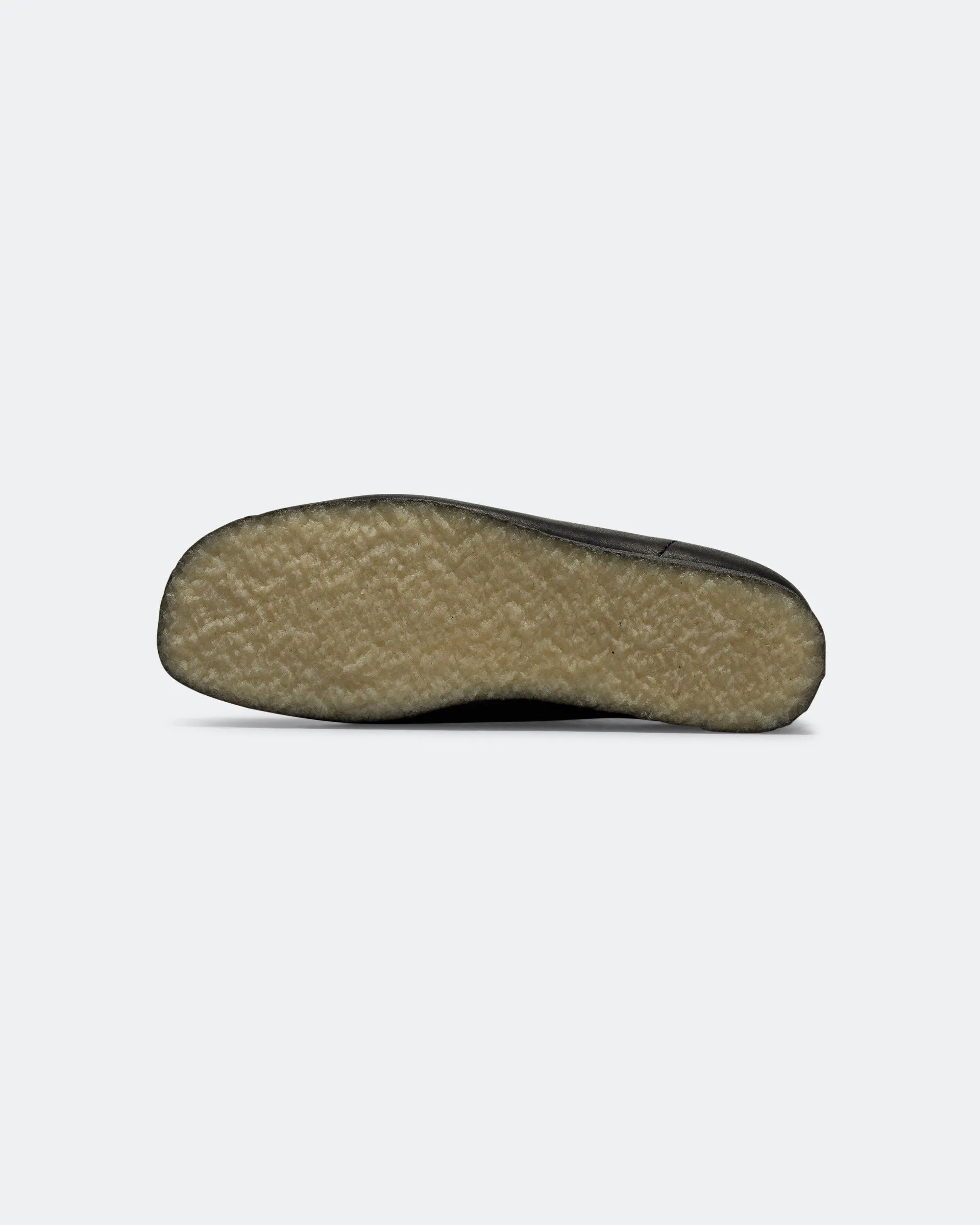 Wallabee - Black Leather HeelCushioning