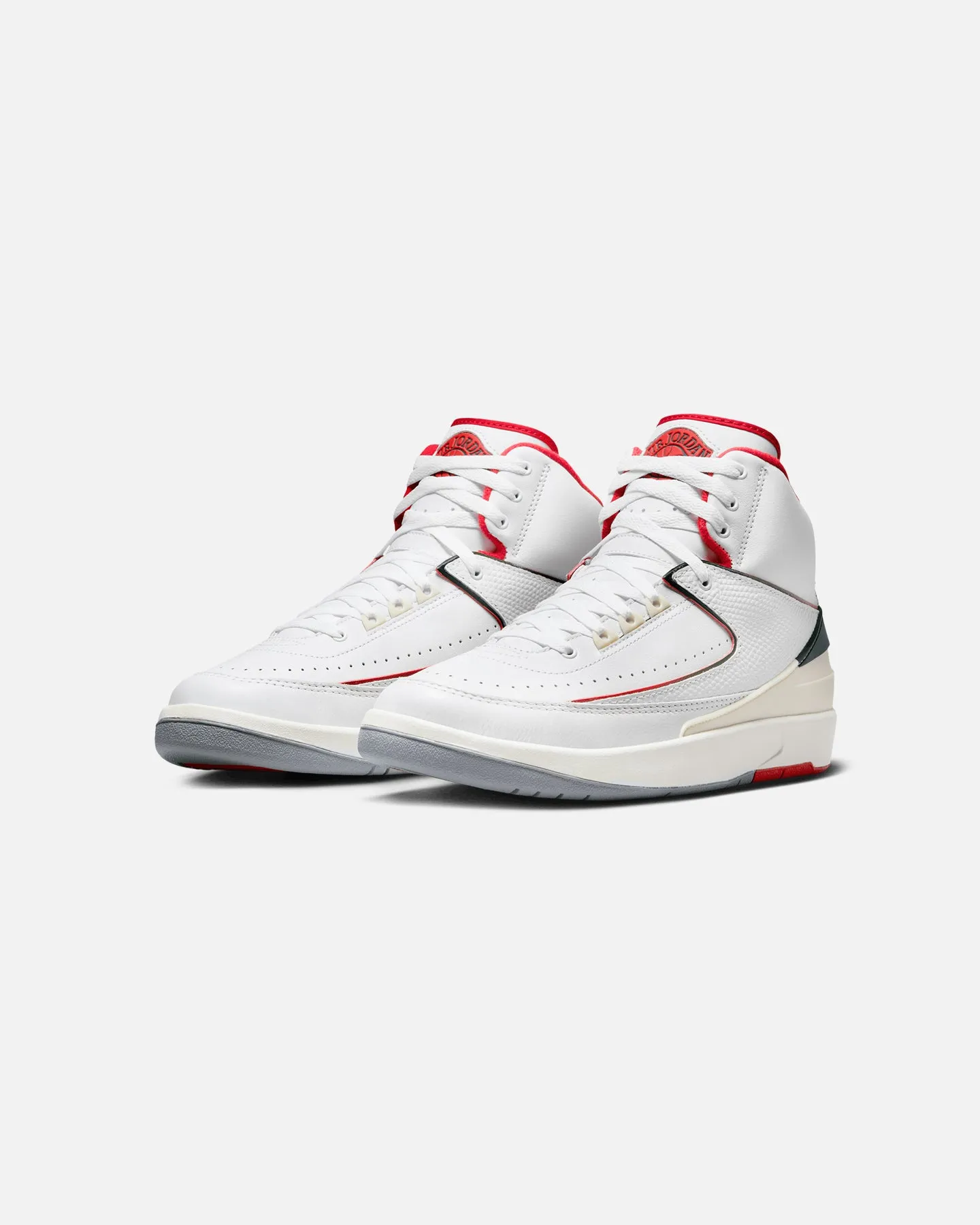 Knitted Warm Shockproof Jordan Air Jordan 2 Retro "Origins" White/Fire Red