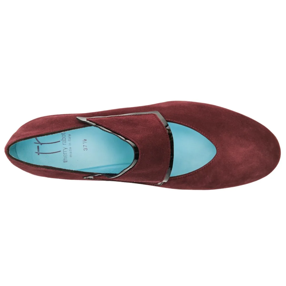 Thierry Rabotin Women's Abra Burgundy Suede Clean Shape