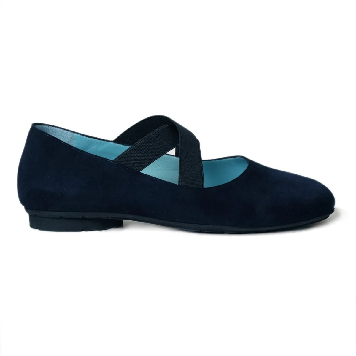 Anti Abrasion Retro feel Thierry Rabotin Women's Cathie Cam9005 Navy Suede