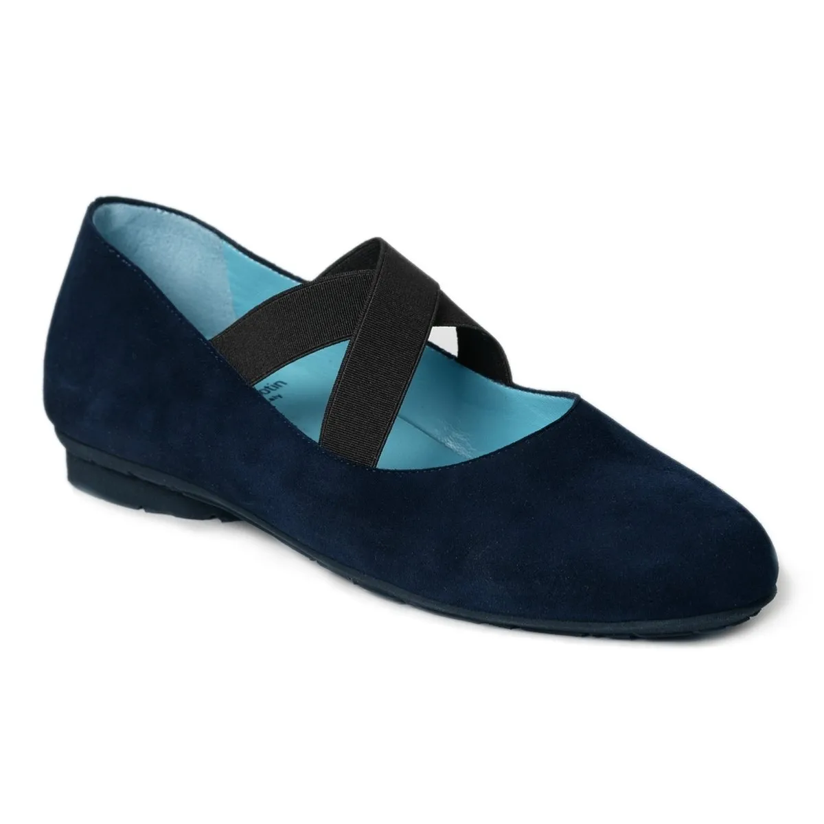 Thierry Rabotin Women's Cathie Cam9005 Navy Suede Artisan Made