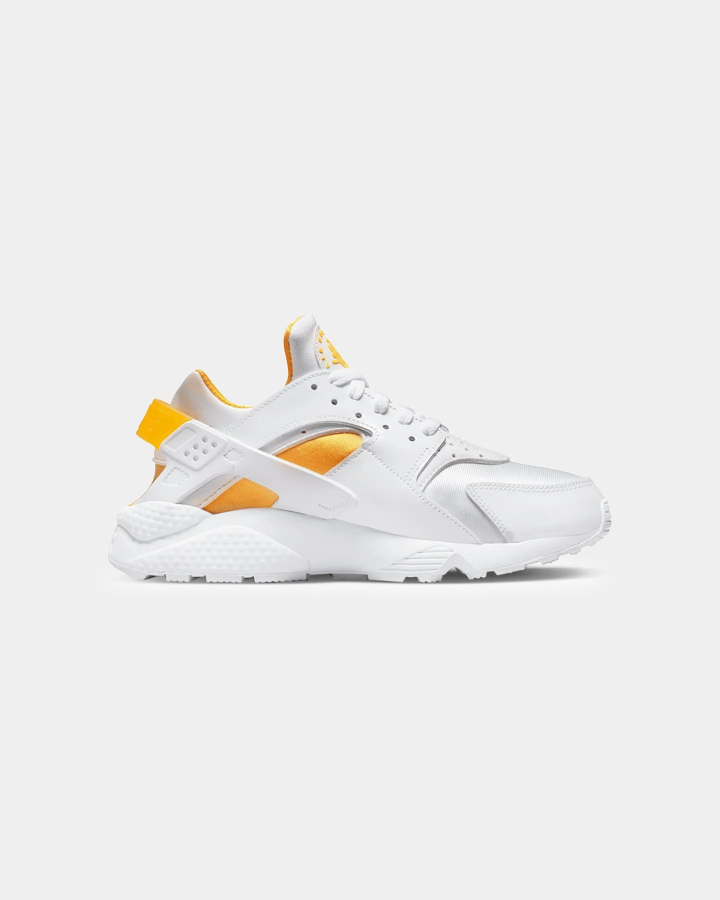 Nike Women's Air Huarache  White/University Gold Iconic Ease