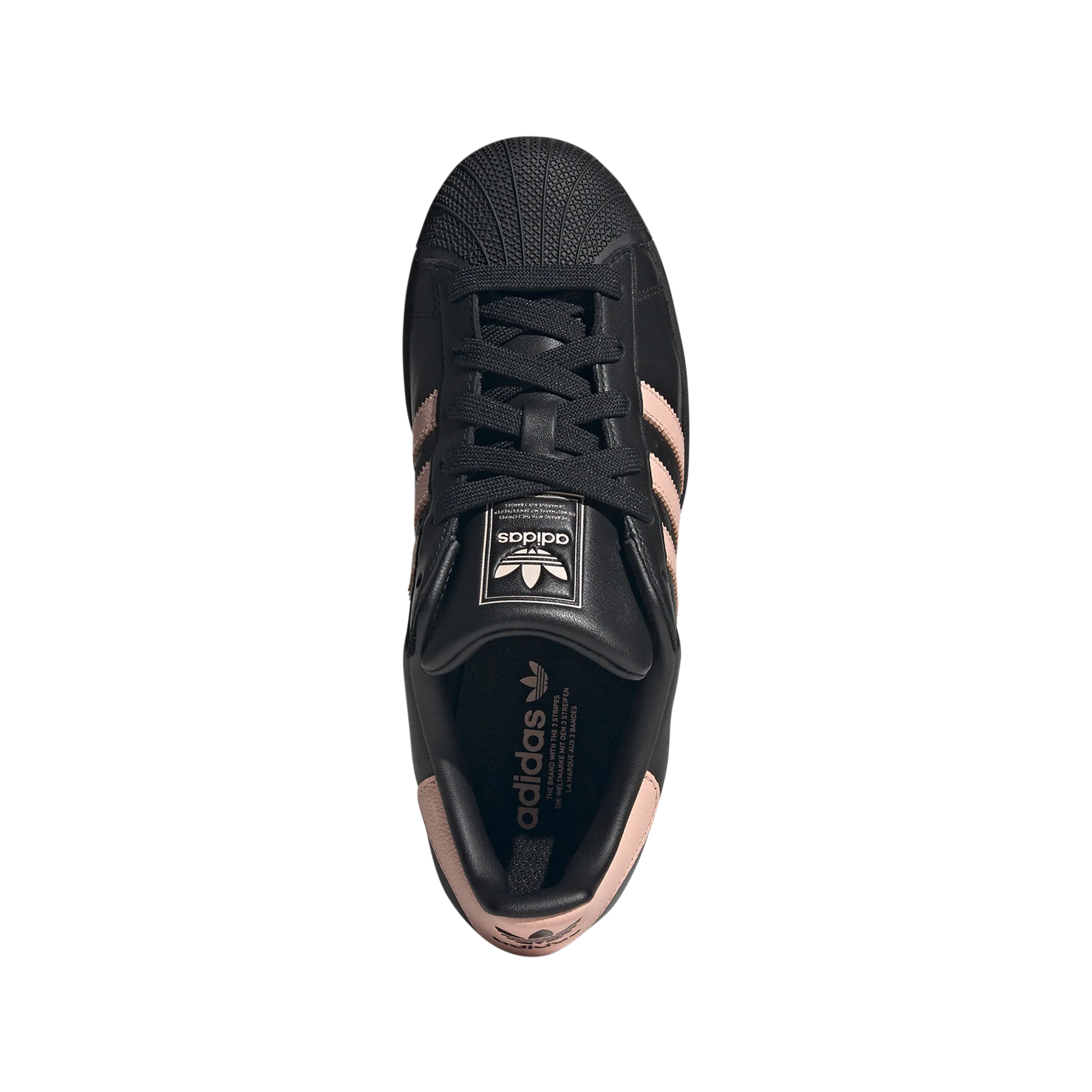 Wmns Superstar 'Core Black Glow Pink' infants' Comfortable Feel
