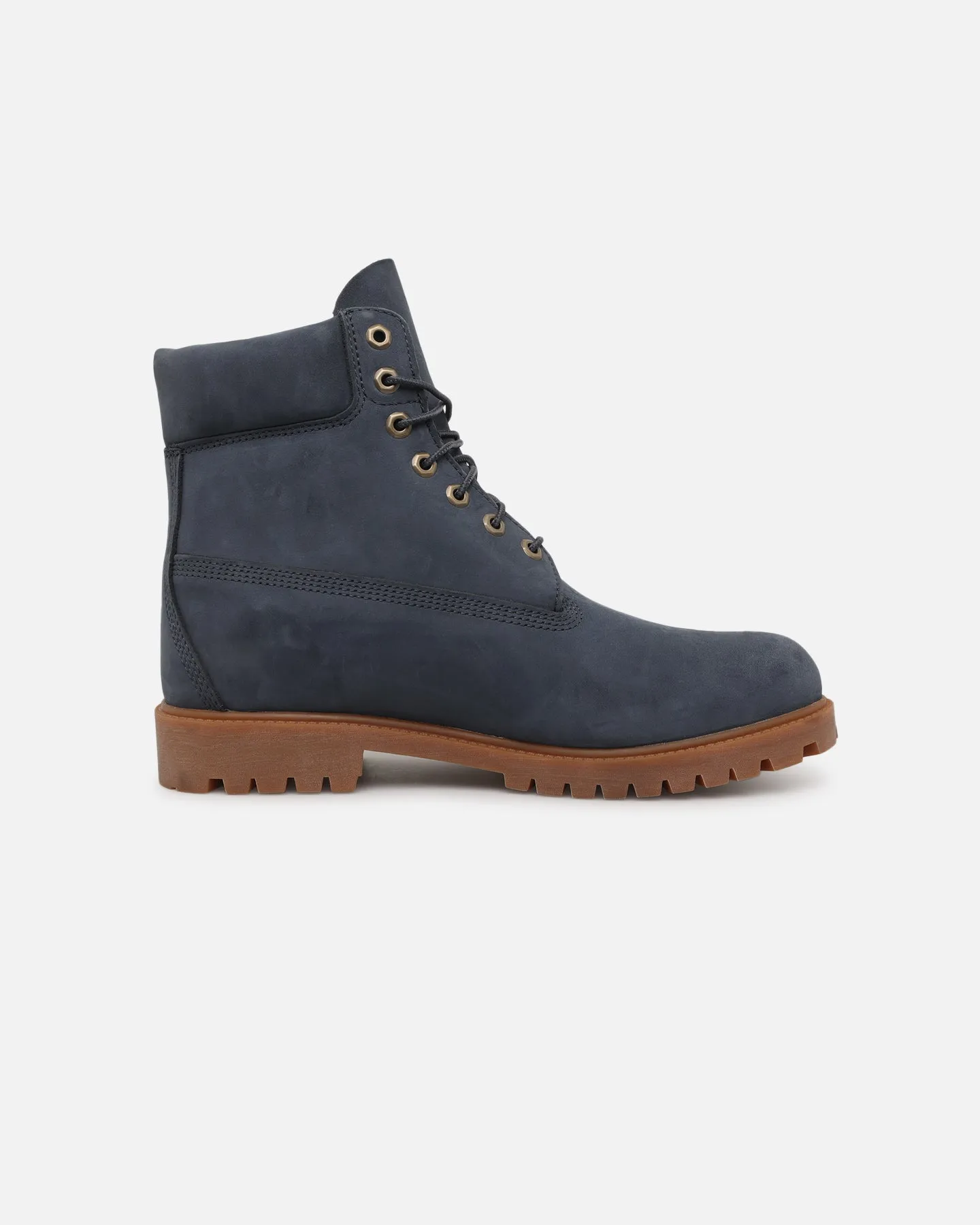 Timberland 6 Inch Waterproof Premium Boot Dark Blue Petite Fit Work Ready