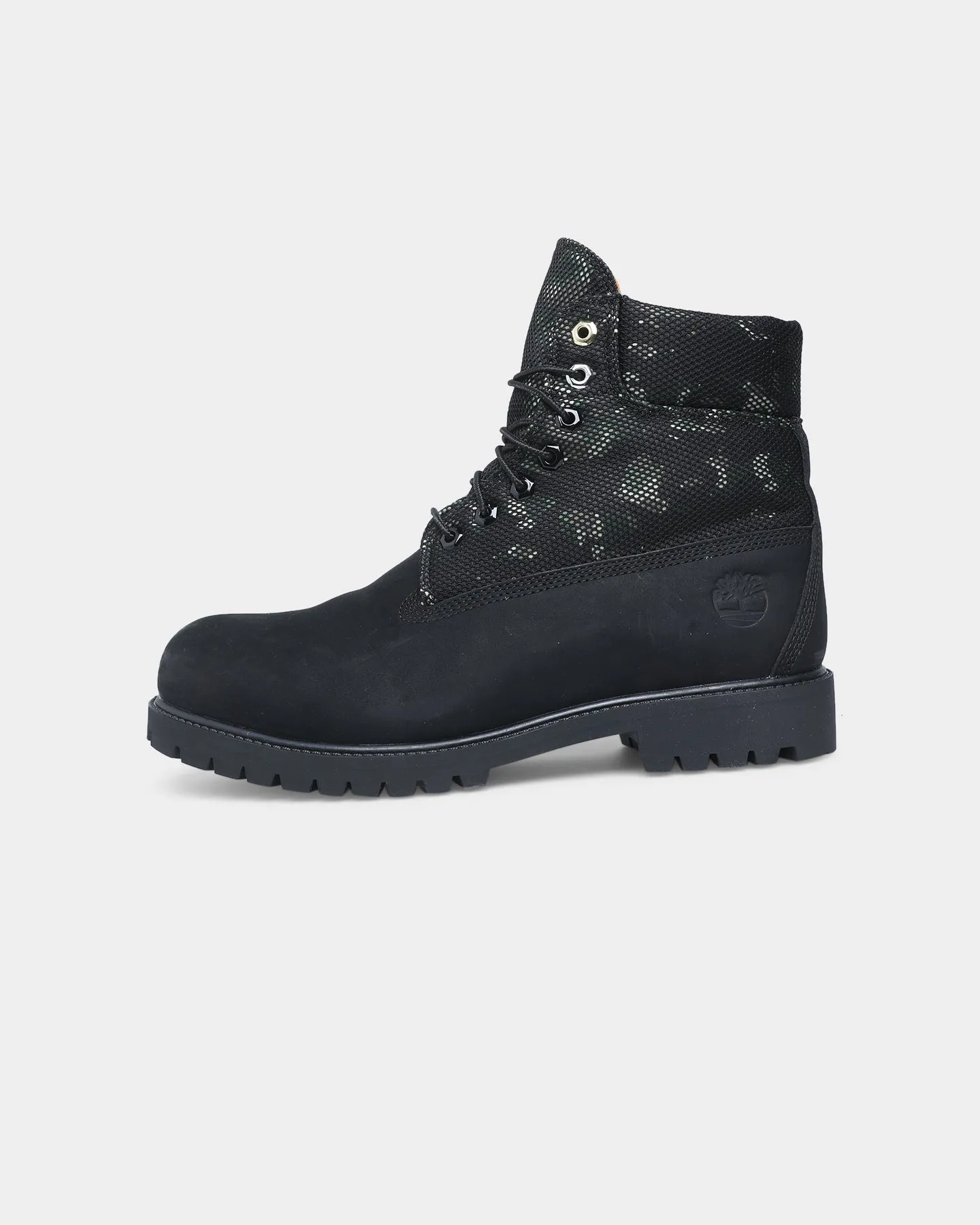 Timberland 6" Heritage Boots Black/Camo Everyday Step Tall