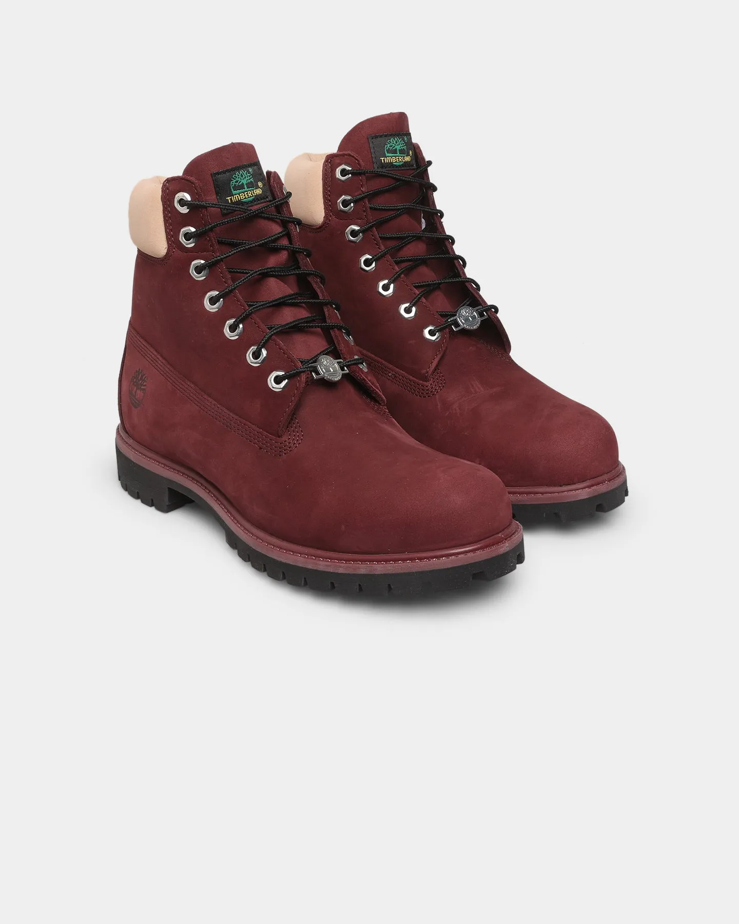 Calm Tone Timberland 6" Premium Boot Burgundy Nubuck