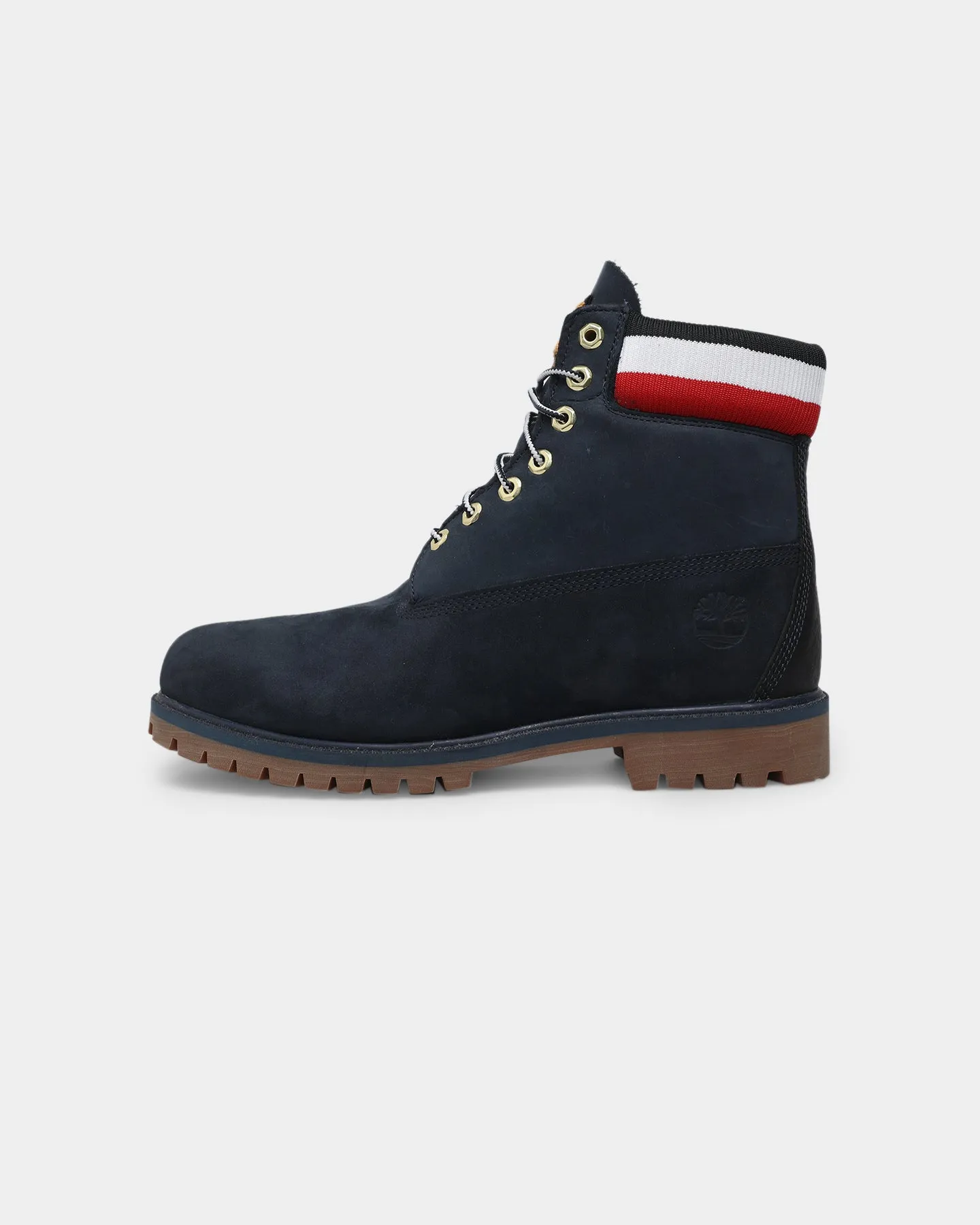 Timberland 6" Premium Boot Navy/Red Royal Mood Comfort Upper