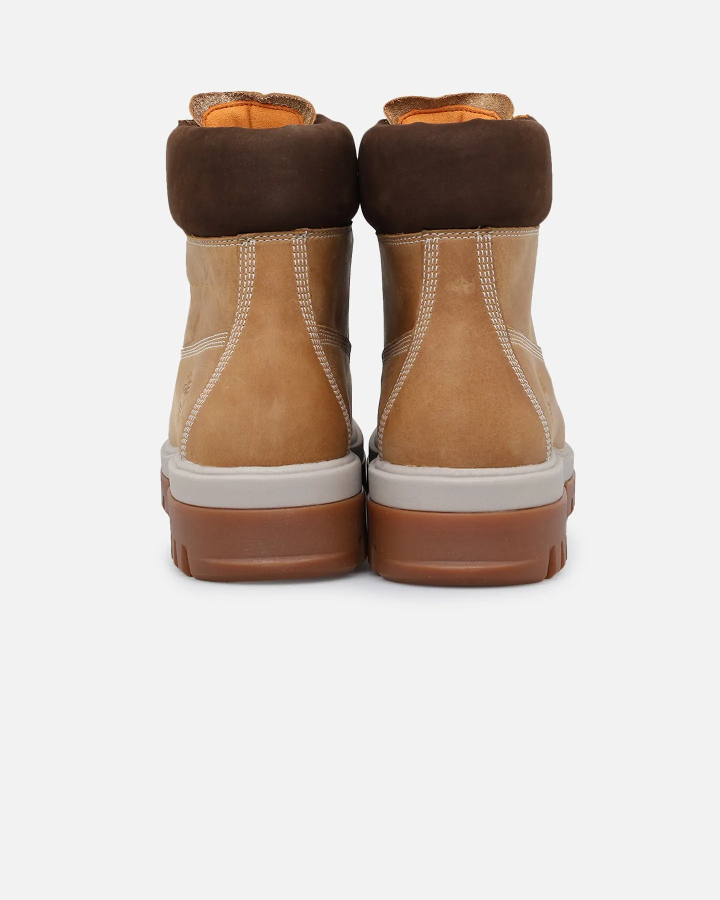 White Clean Timberland Arbor Road Waterproof Boot Wheat Full-Grain