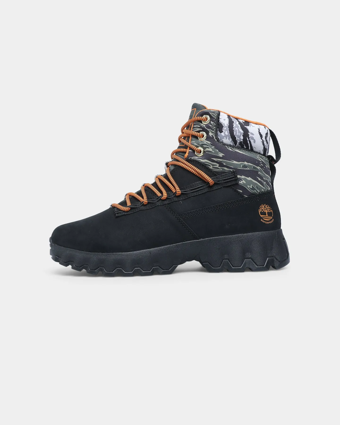 Timberland Green Stride Waterproof Edge Boots Black Nubuck Air Dry Year long