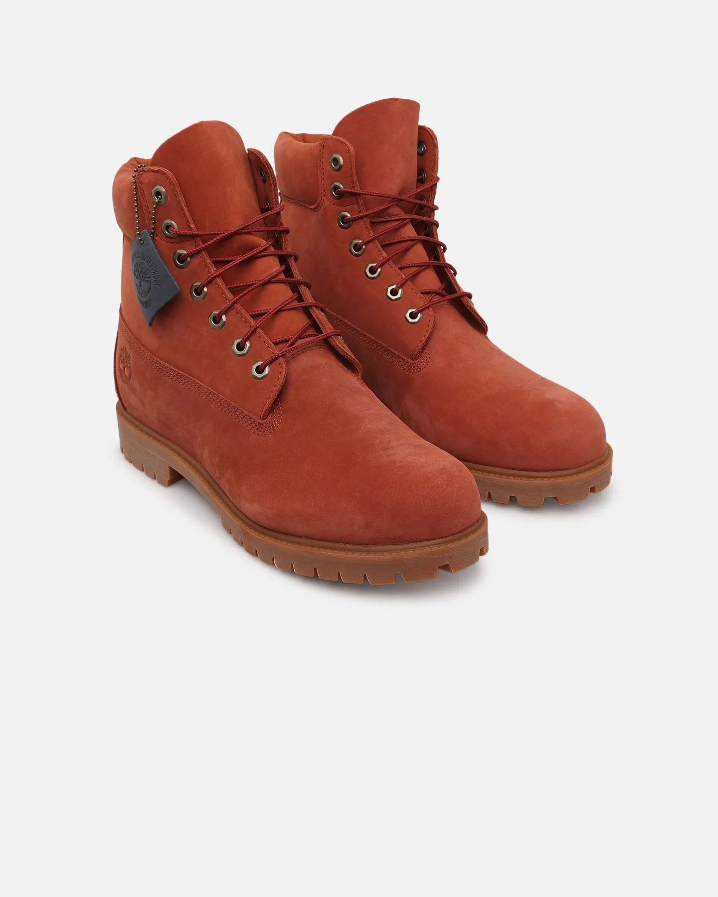 Stable Timberland Heritage 6 inch Waterproof Boot Dark Red