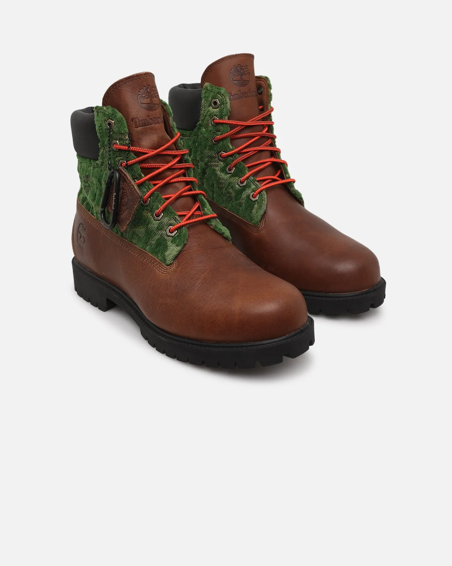 Padded Soft Move Timberland Heritage Pioneers 6 inch Waterproof Boot Brown