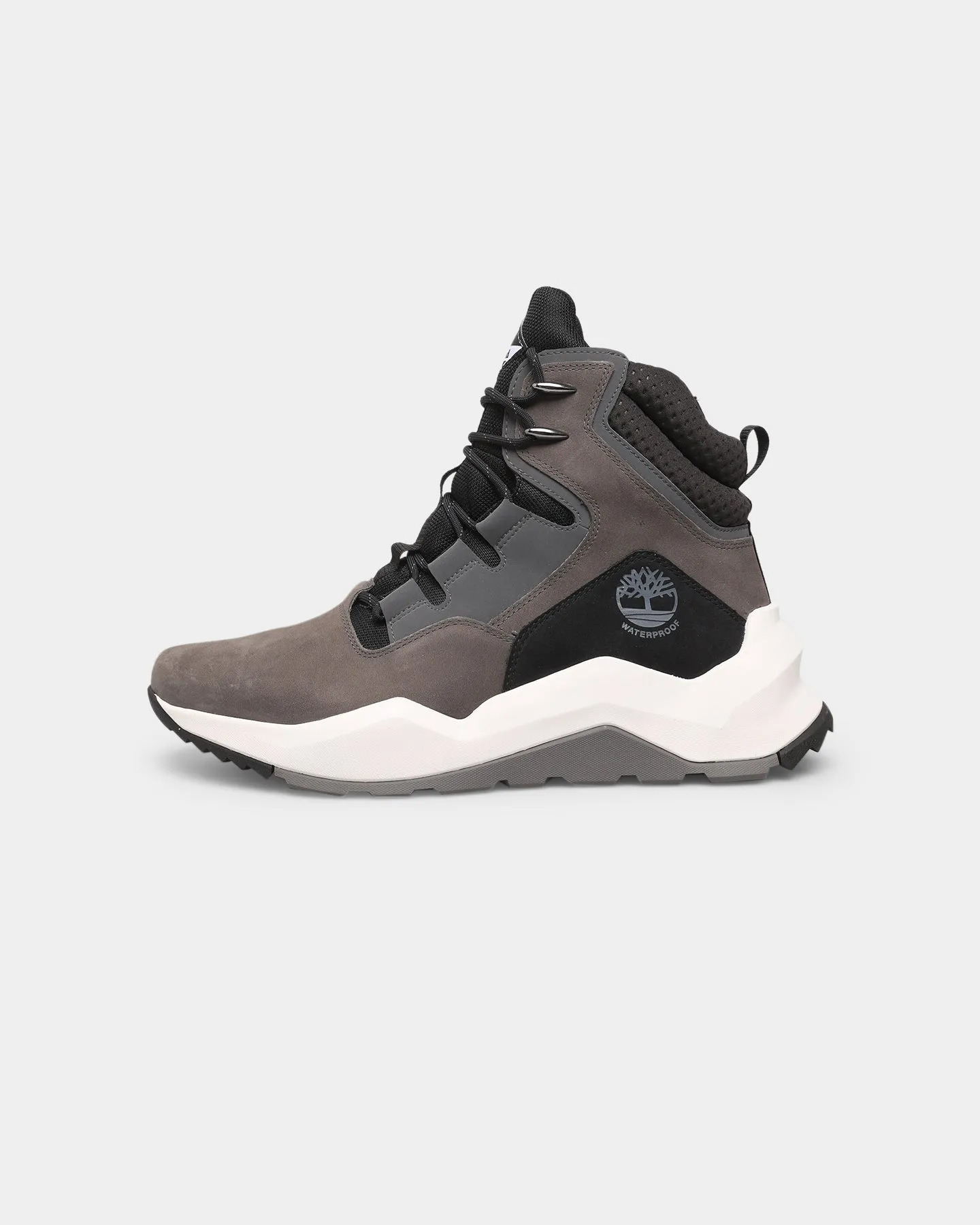 Gold Tone Timberland Madbury Side-Zip Waterproof Boot Dark Grey Nubuck