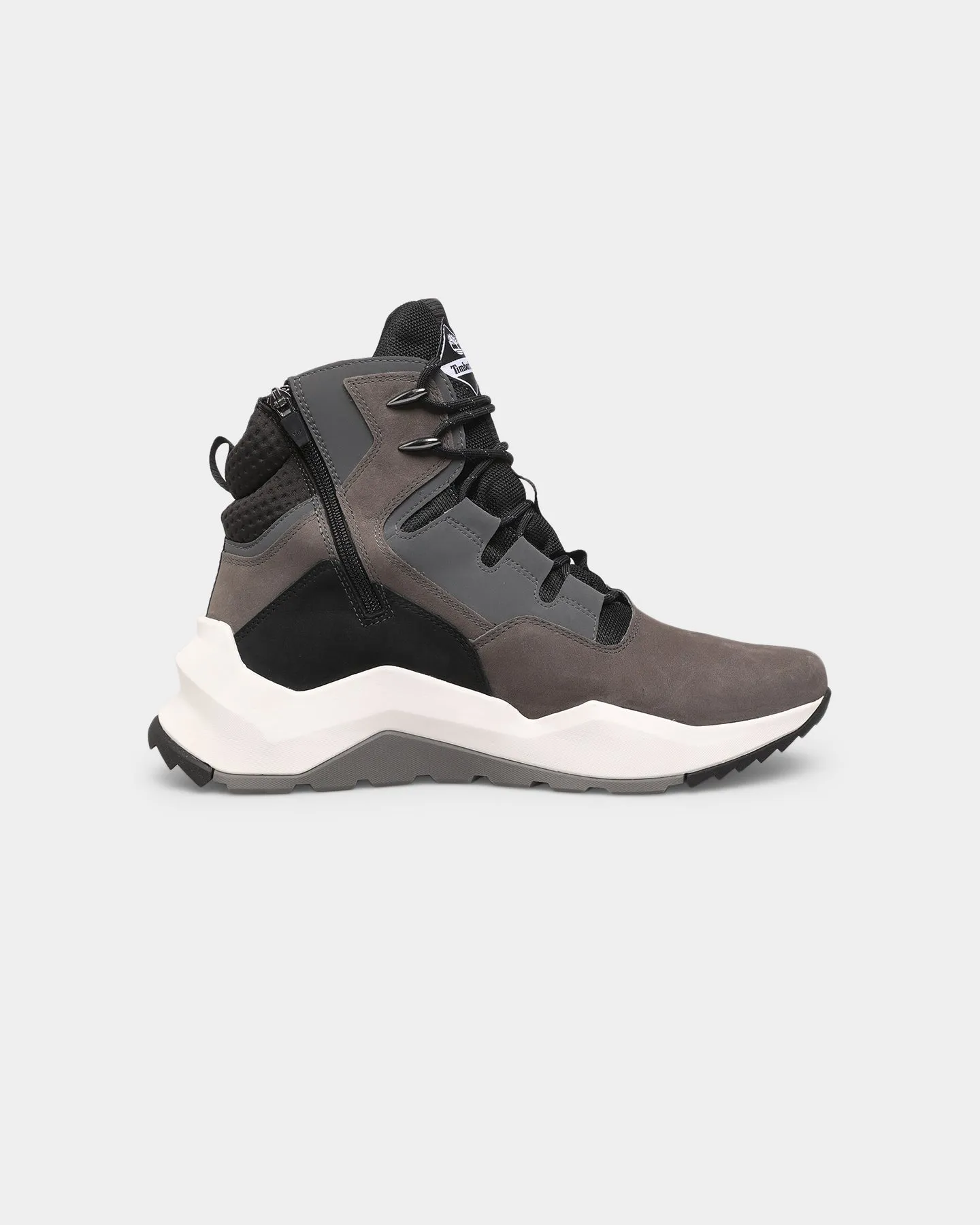 Timberland Madbury Side-Zip Waterproof Boot Dark Grey Nubuck New In