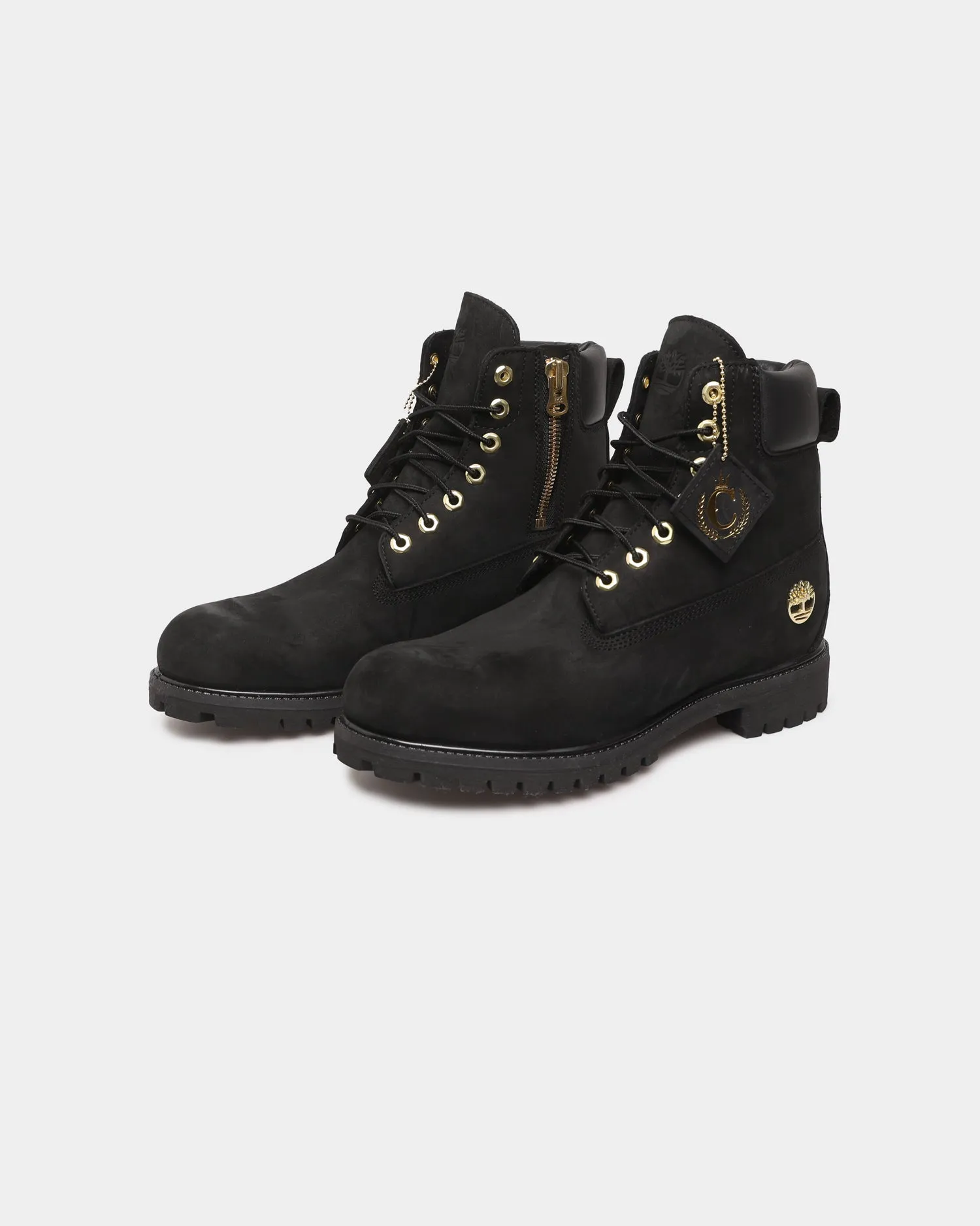 Timberland X Culture Kings 6" Premium Boot Black/Gold Color Mix Low Arch
