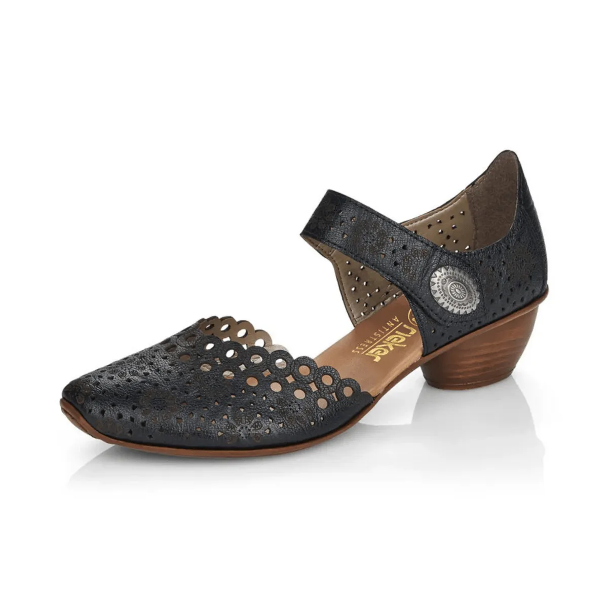 Professional Wear Rieker Women's 43753-02 Mirjam Black Patent