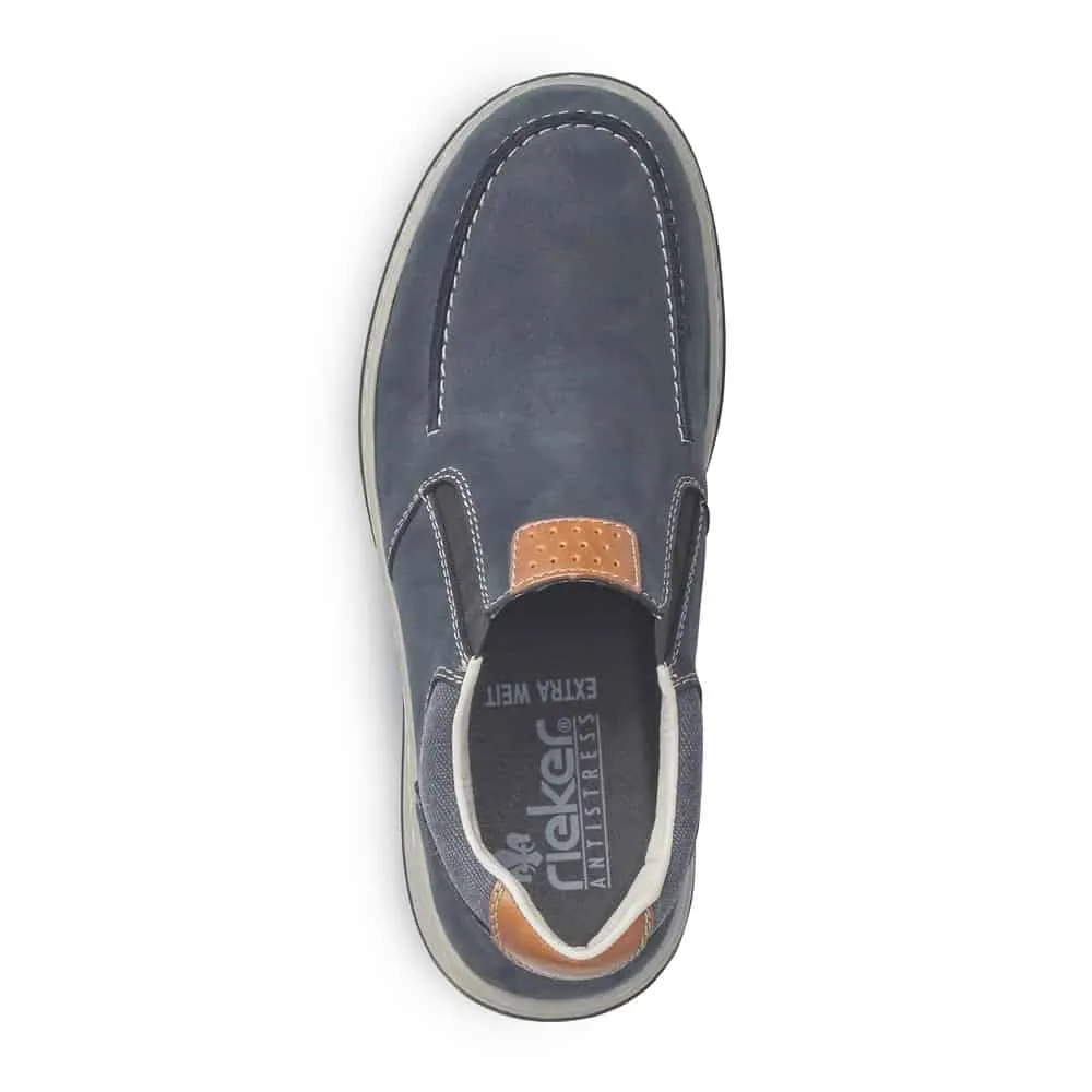 Rieker Slip-on Leather Shoe - 17360-15 moisture - wicking stimulating
