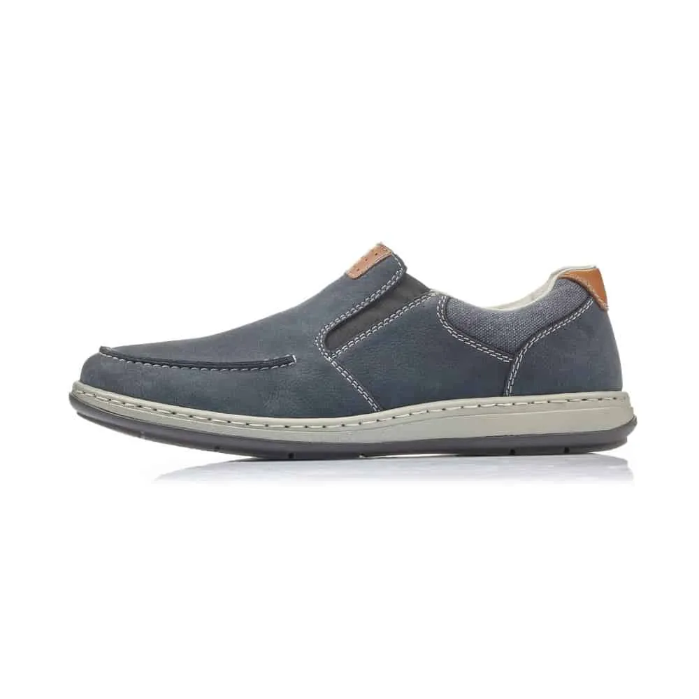 Shock-absorbent materials Rieker Slip-on Leather Shoe - 17360-15