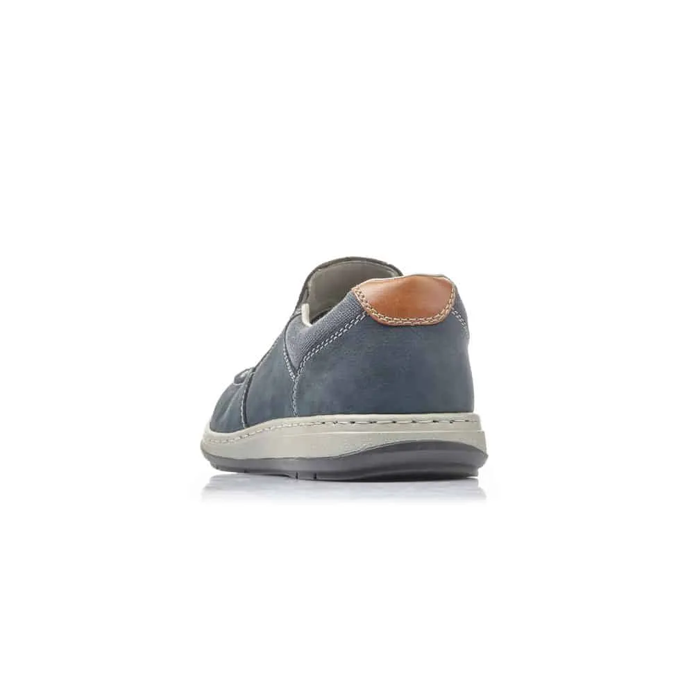 solo trip line Rieker Slip-on Leather Shoe - 17360-15