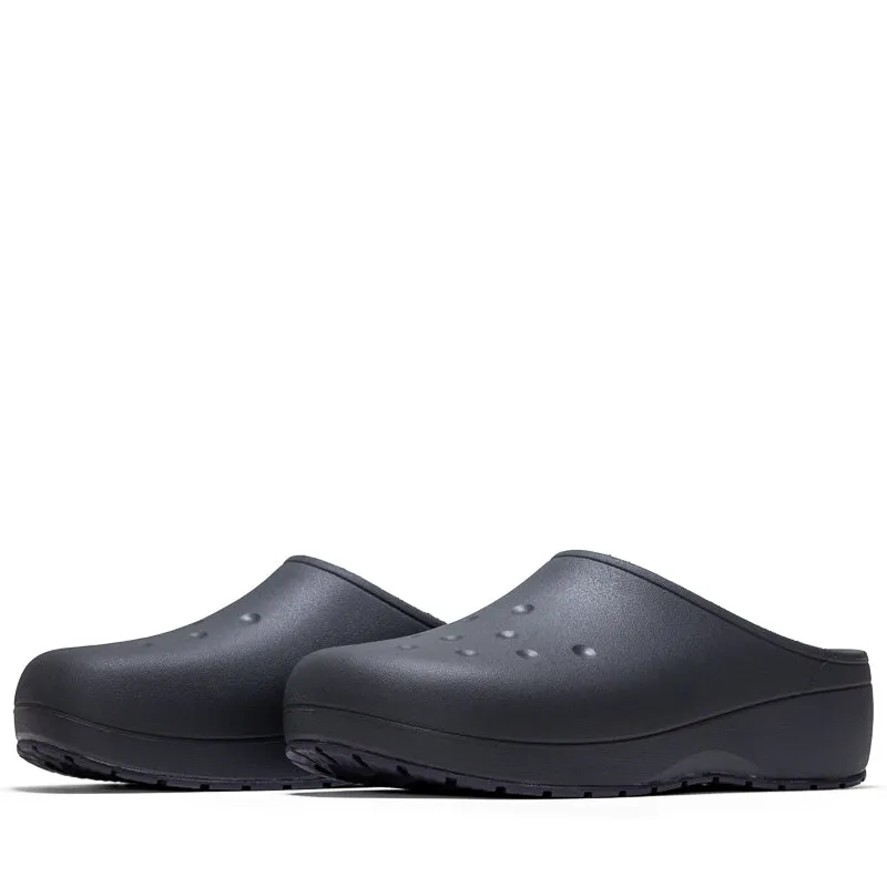 Crocs Classic Quiet Clog - Black Sand Sandal Organization Chunky Heel