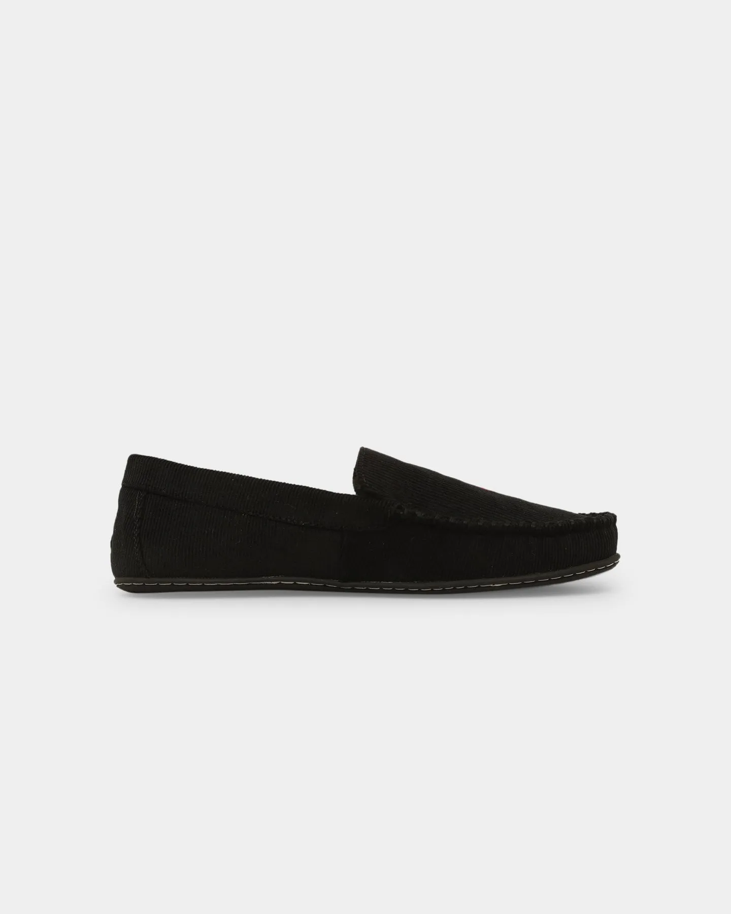 Polo Ralph Lauren Collins Slipper Black Corduroy Everyday