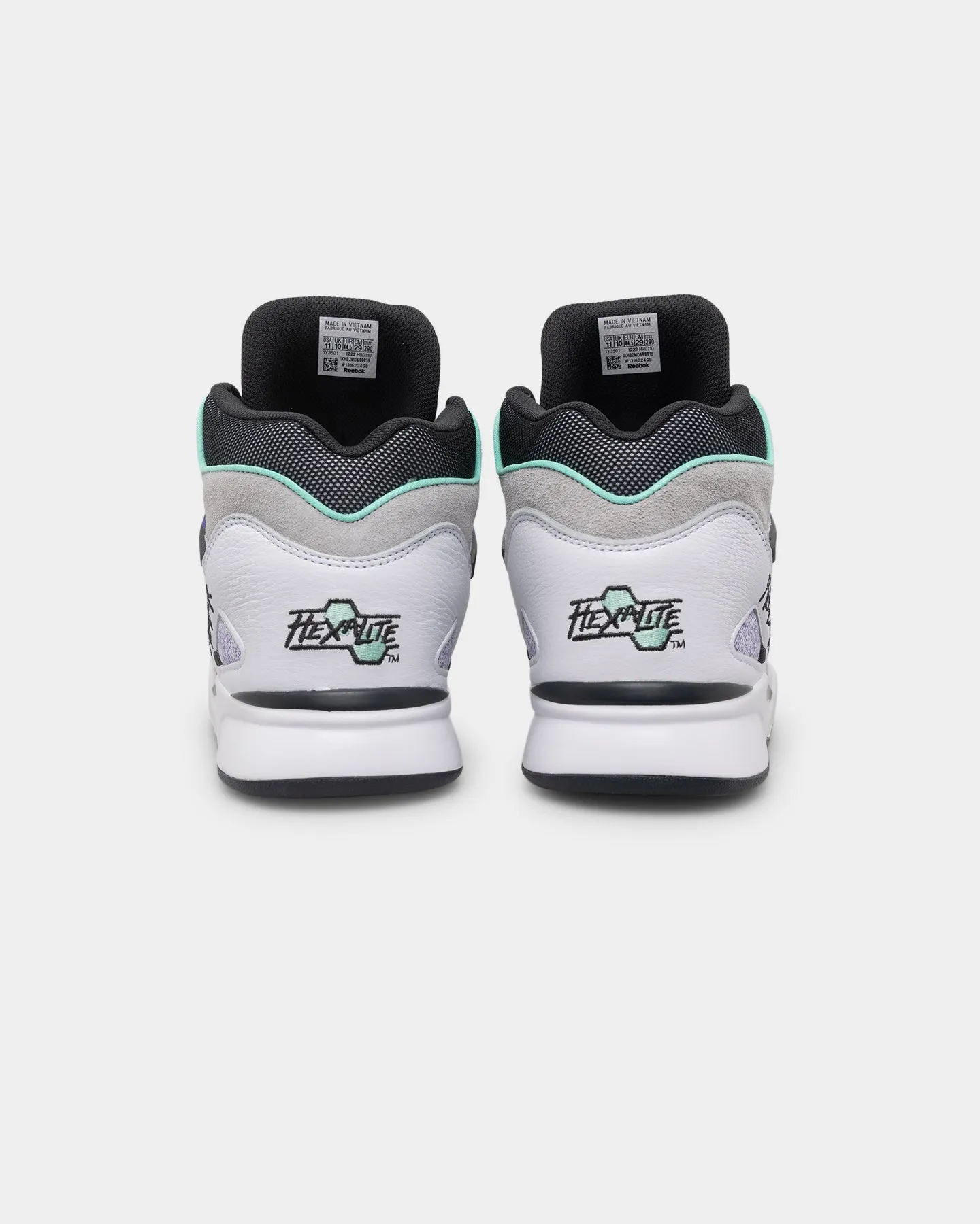 Reebok Pump Omni Zone II Footwear White/Pure Grey/Hint Mint Style Base Shockproof