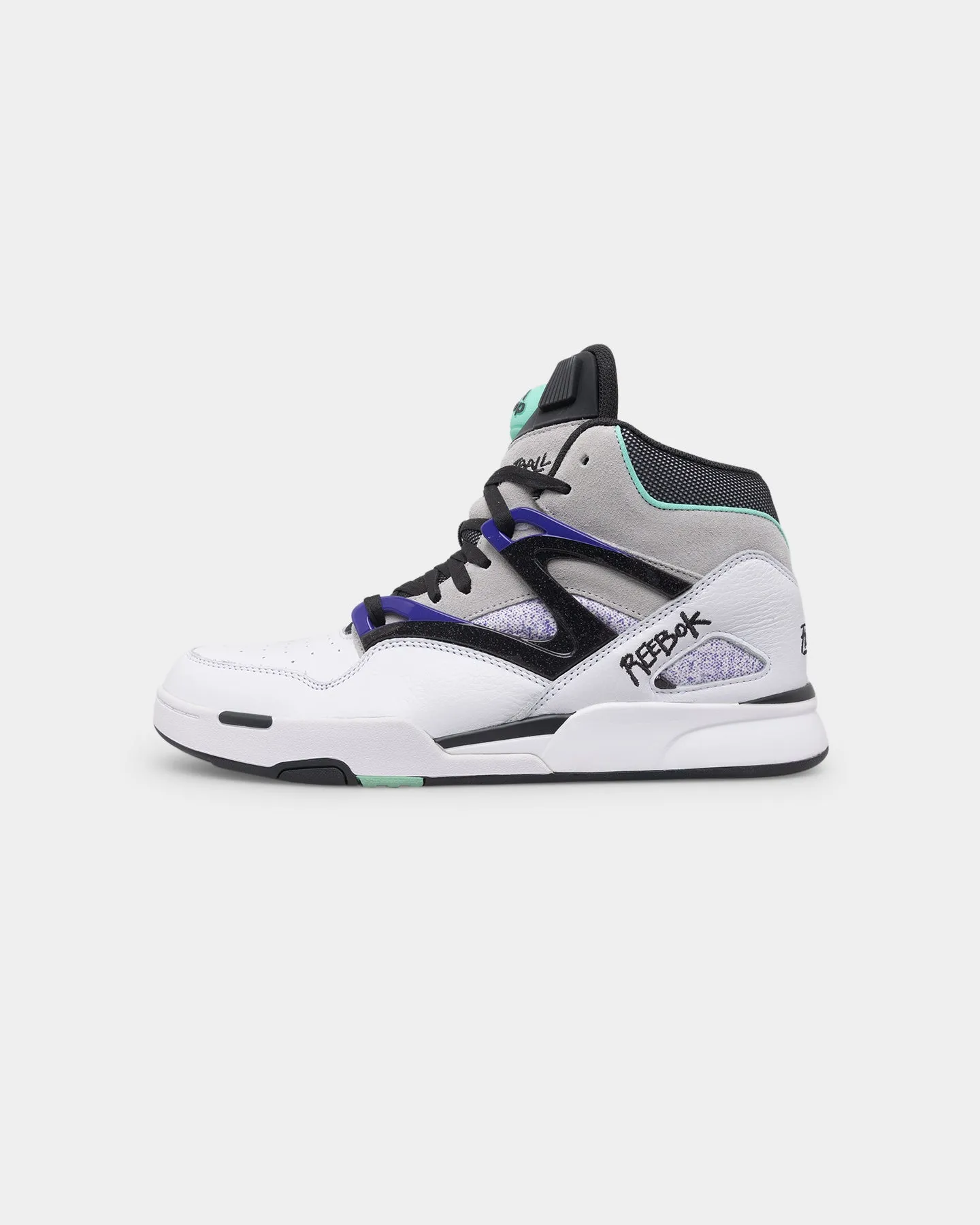 Star Walk Short Trip Reebok Pump Omni Zone II Footwear White/Pure Grey/Hint Mint