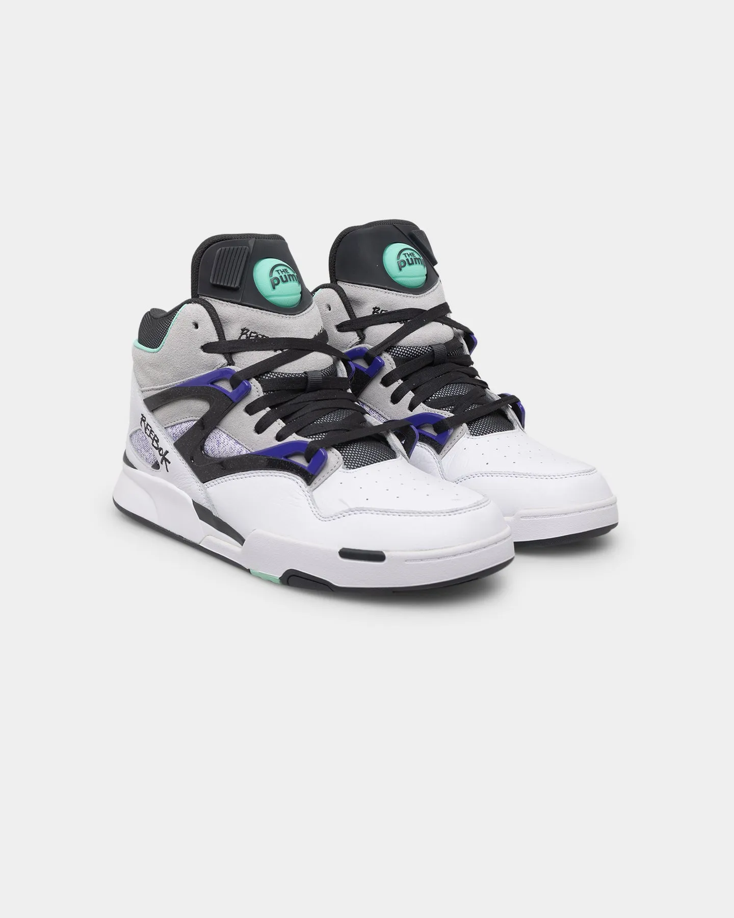 Trend Glow Reebok Pump Omni Zone II Footwear White/Pure Grey/Hint Mint