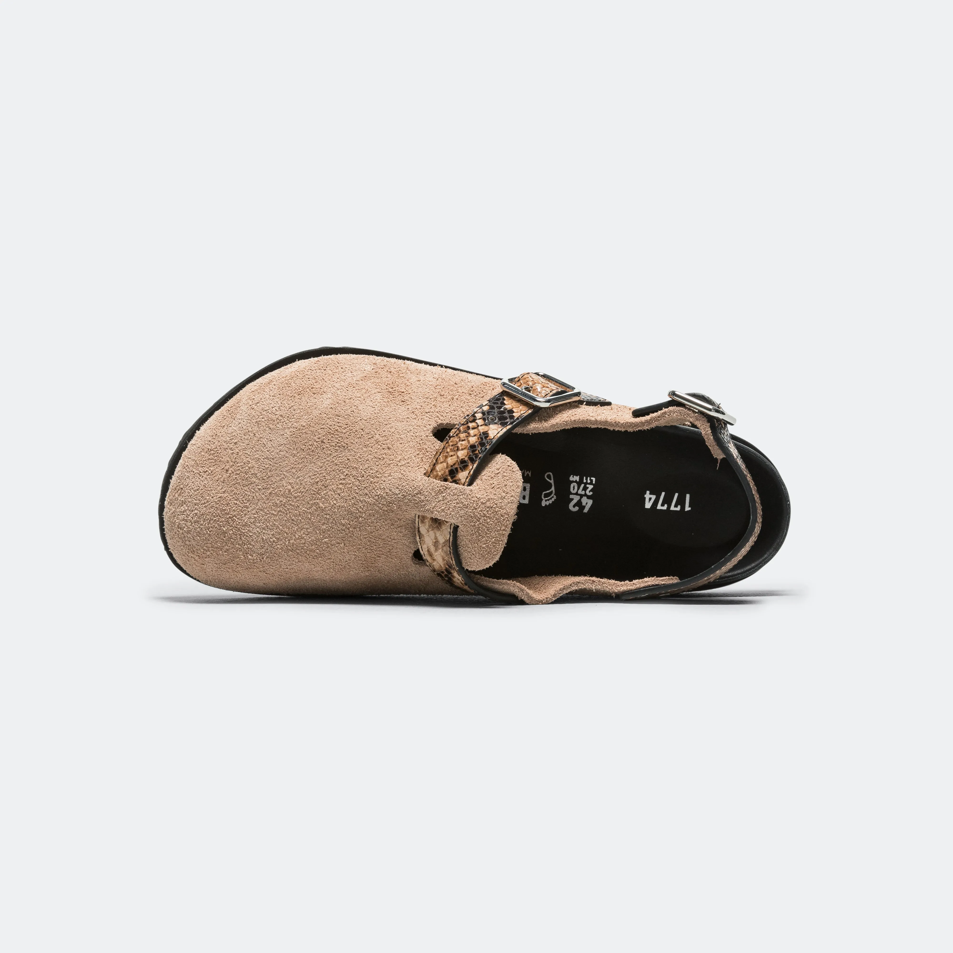 Breathable Lining Tokio Cazador Narrow - Brown Snake Leather