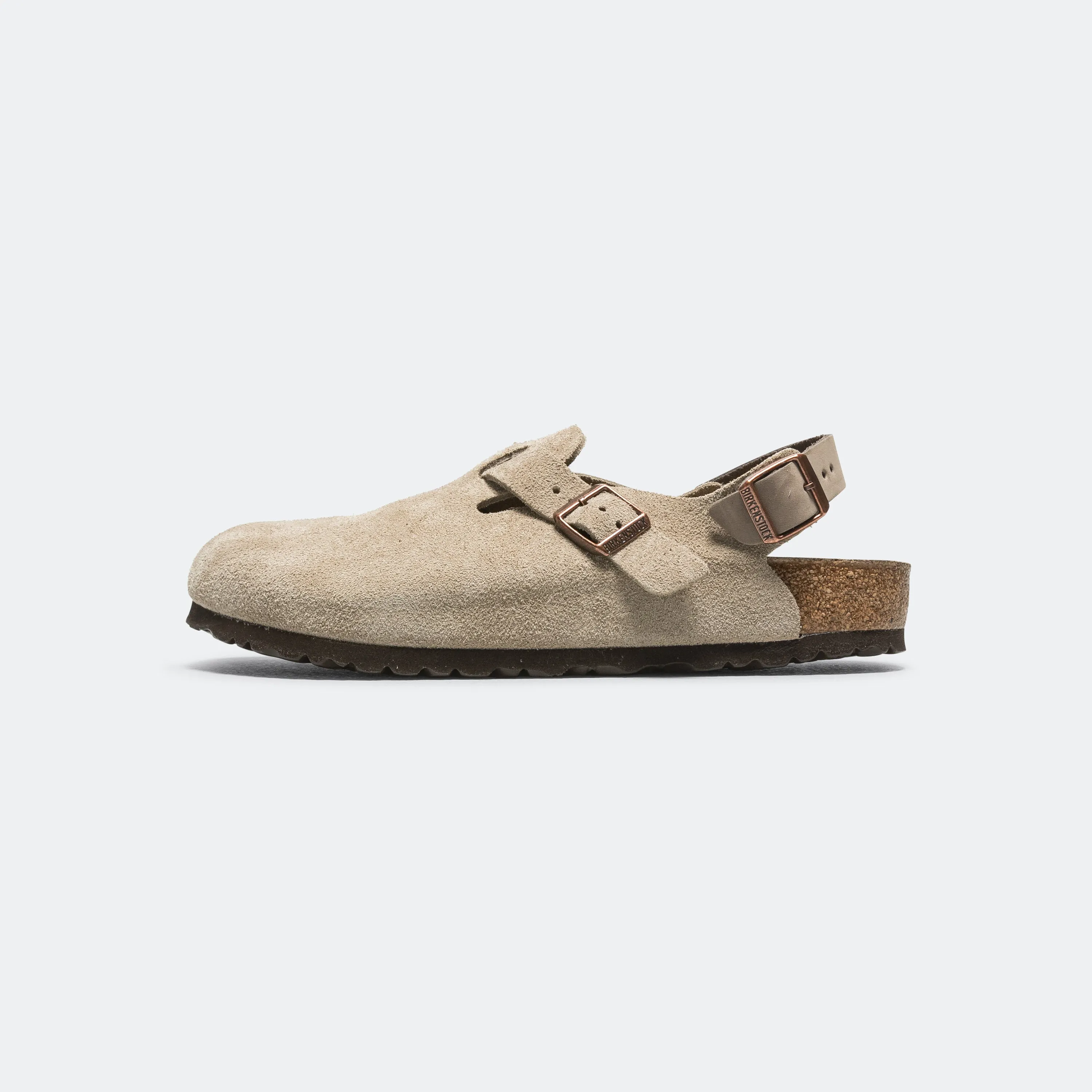 Easy-to-wear Sandals Tokio - Taupe Suede Leather
