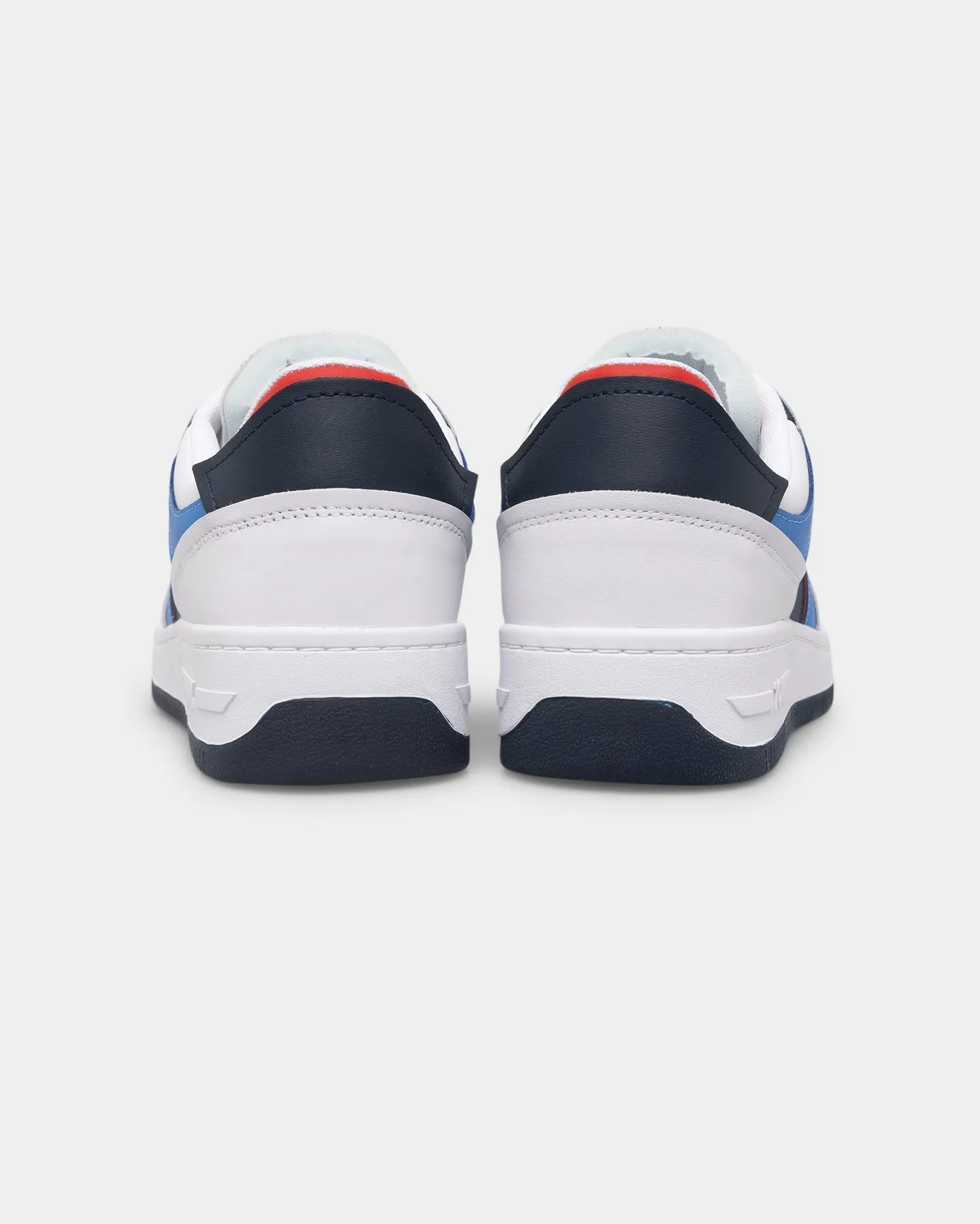 Tommy Jeans Archive Basketball Trainers White On Trend Modern Edge