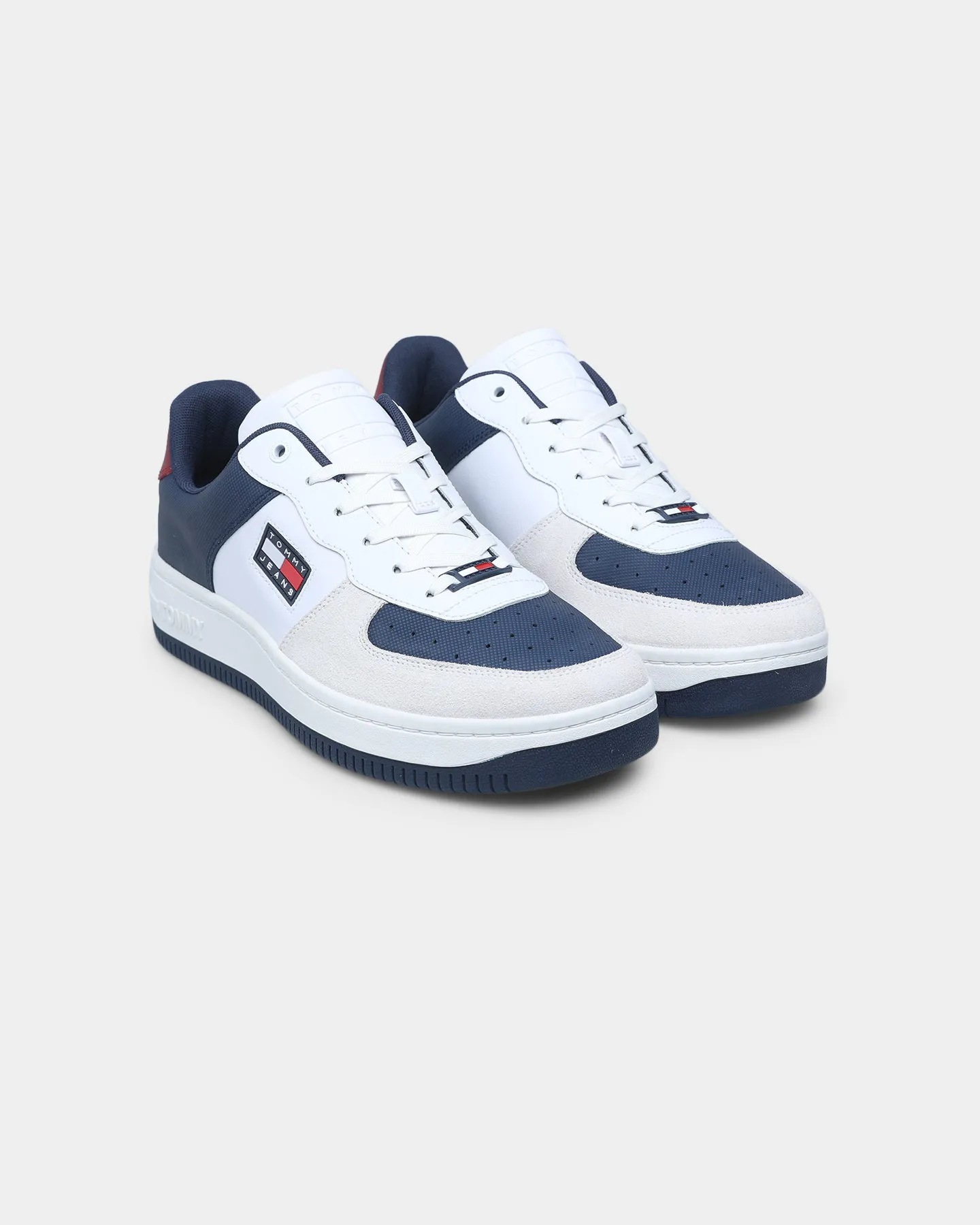 Tommy Jeans Basket Varsity Cupsole Red/White/Blue Flexible Fit Comfort Heel