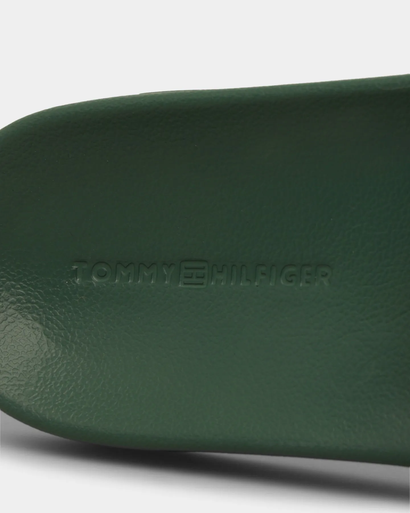 Comfortable Design Gloss Finish Tommy Jeans Embroidery Hilfiger Pool Slide Hunter