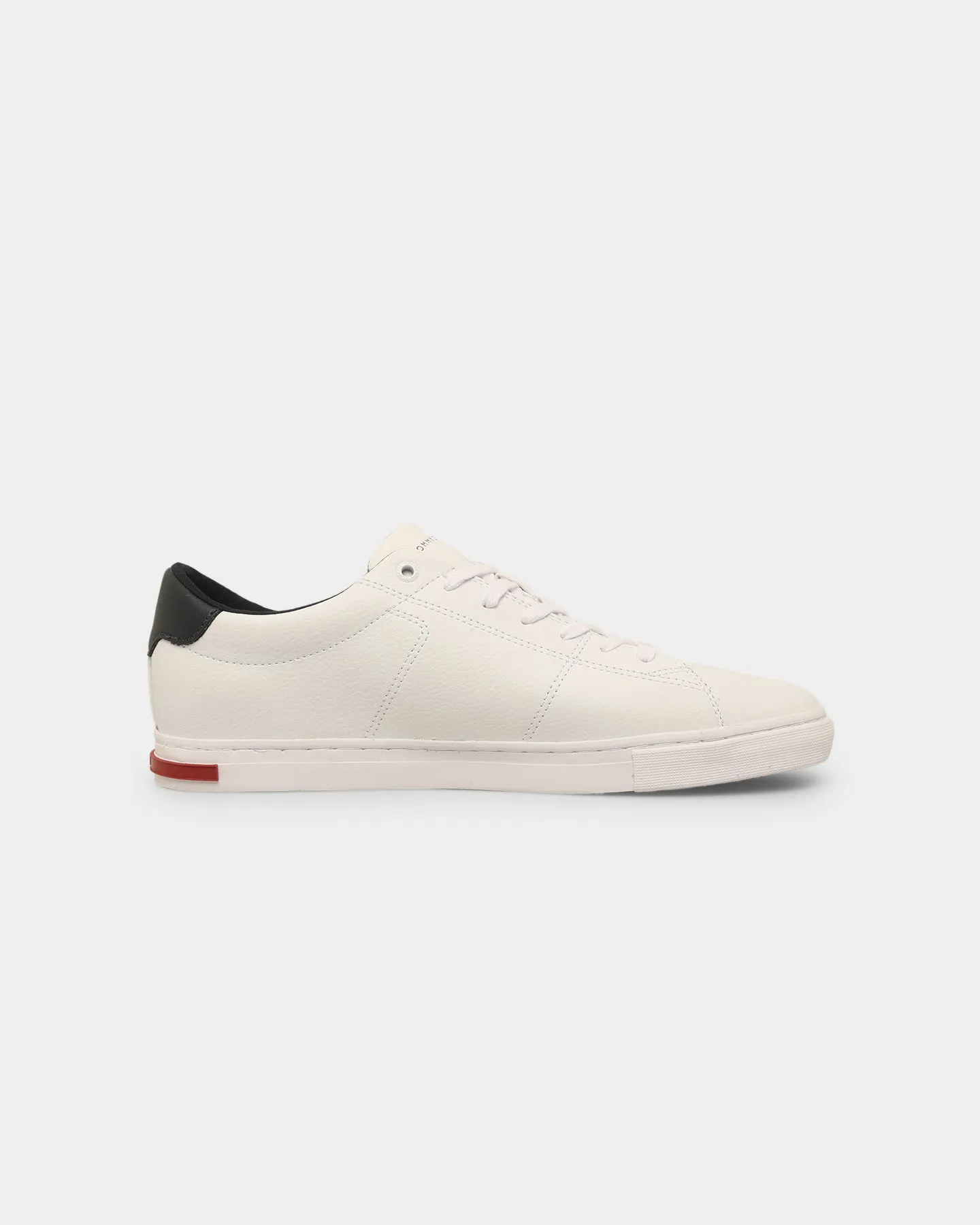 Step Tall Tommy Jeans Essential Leather Detail White