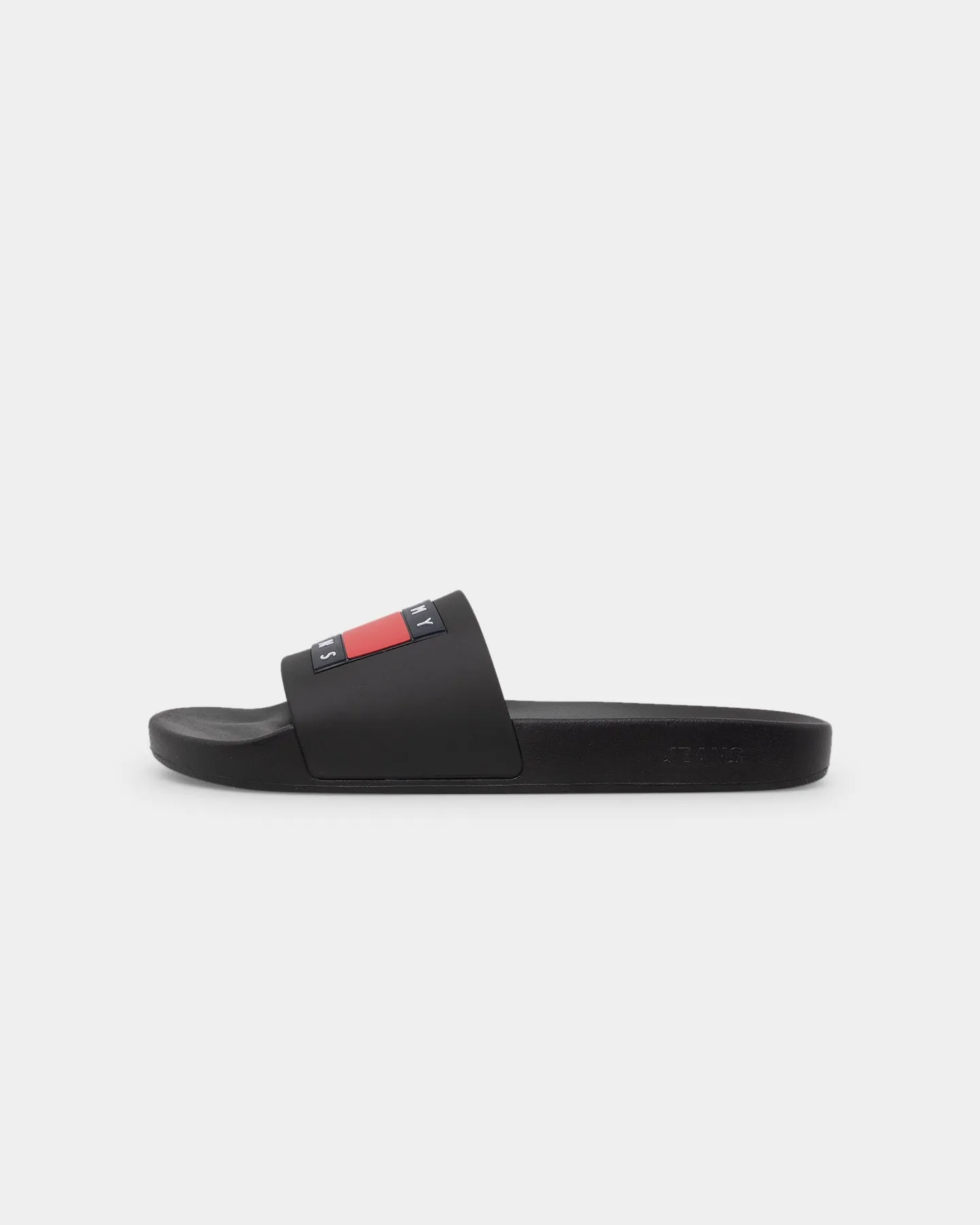 Tommy Jeans Essential Pool Slide Black slow walk Global Fit