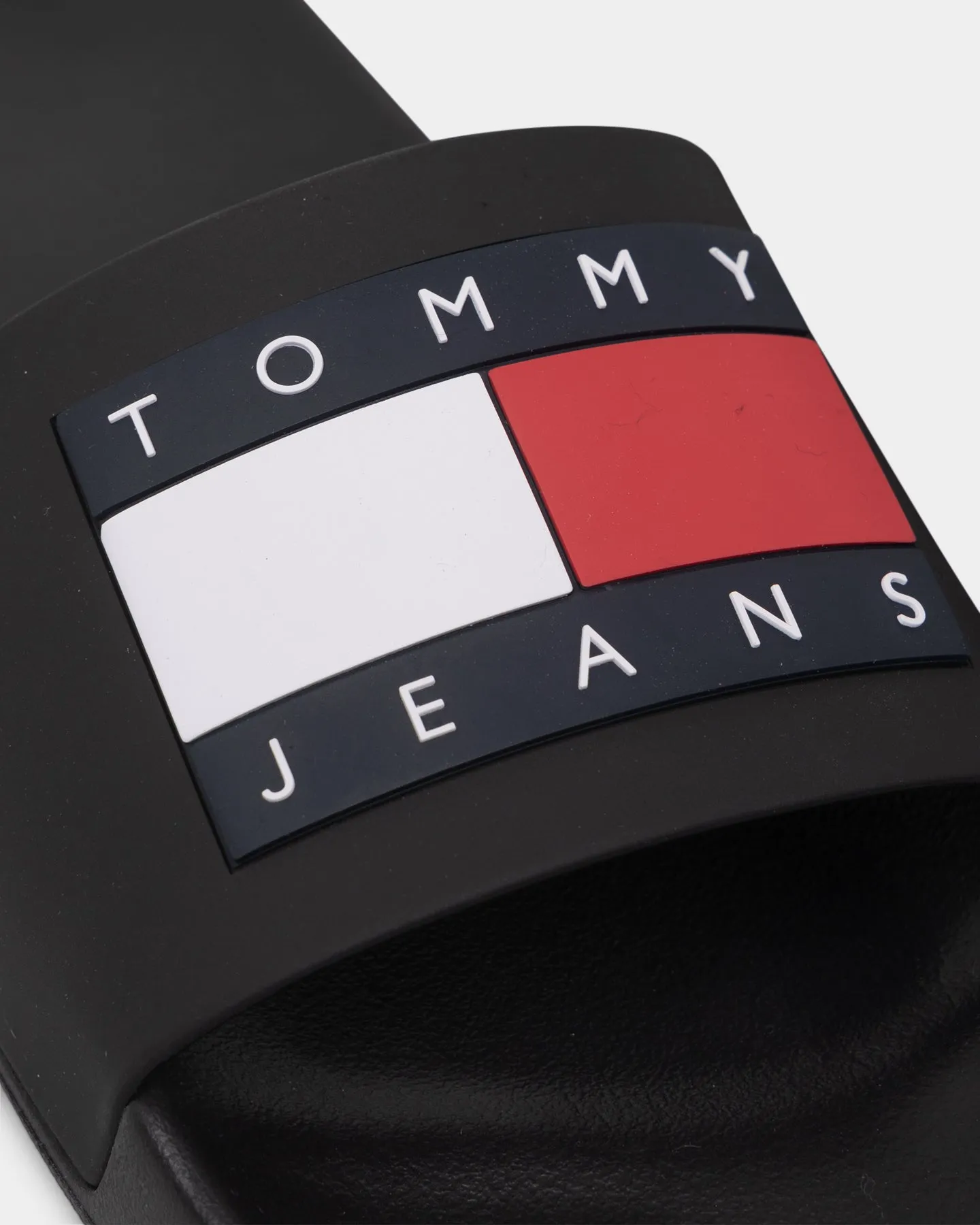 Tommy Jeans Essential Pool Slide Black Rock Guard senior care